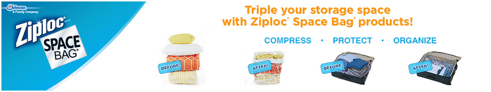 Ziploc Space Bag: Compress, Protect, Organize