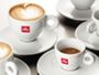 Set of Two (2) Each: Illy Espresso & Cappuccino Cups/Saucers