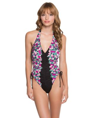 BETSEY JOHNSON BALLERINA ROSE ONE PIECE SWIMSUIT