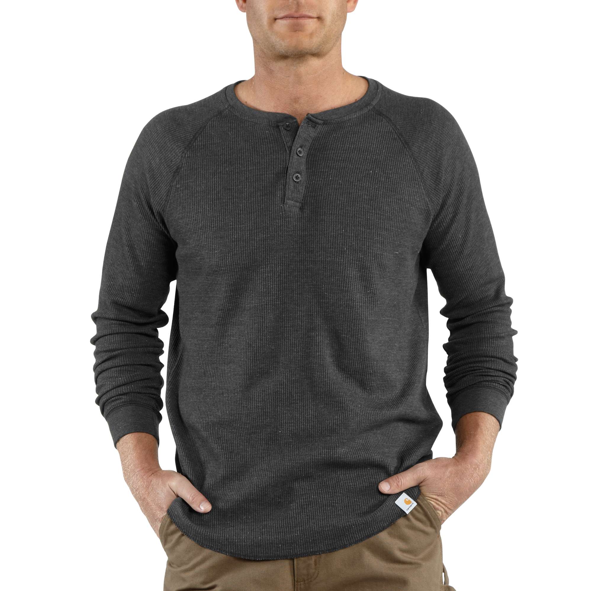 Men�s Lightweight Thermal Knit Henley