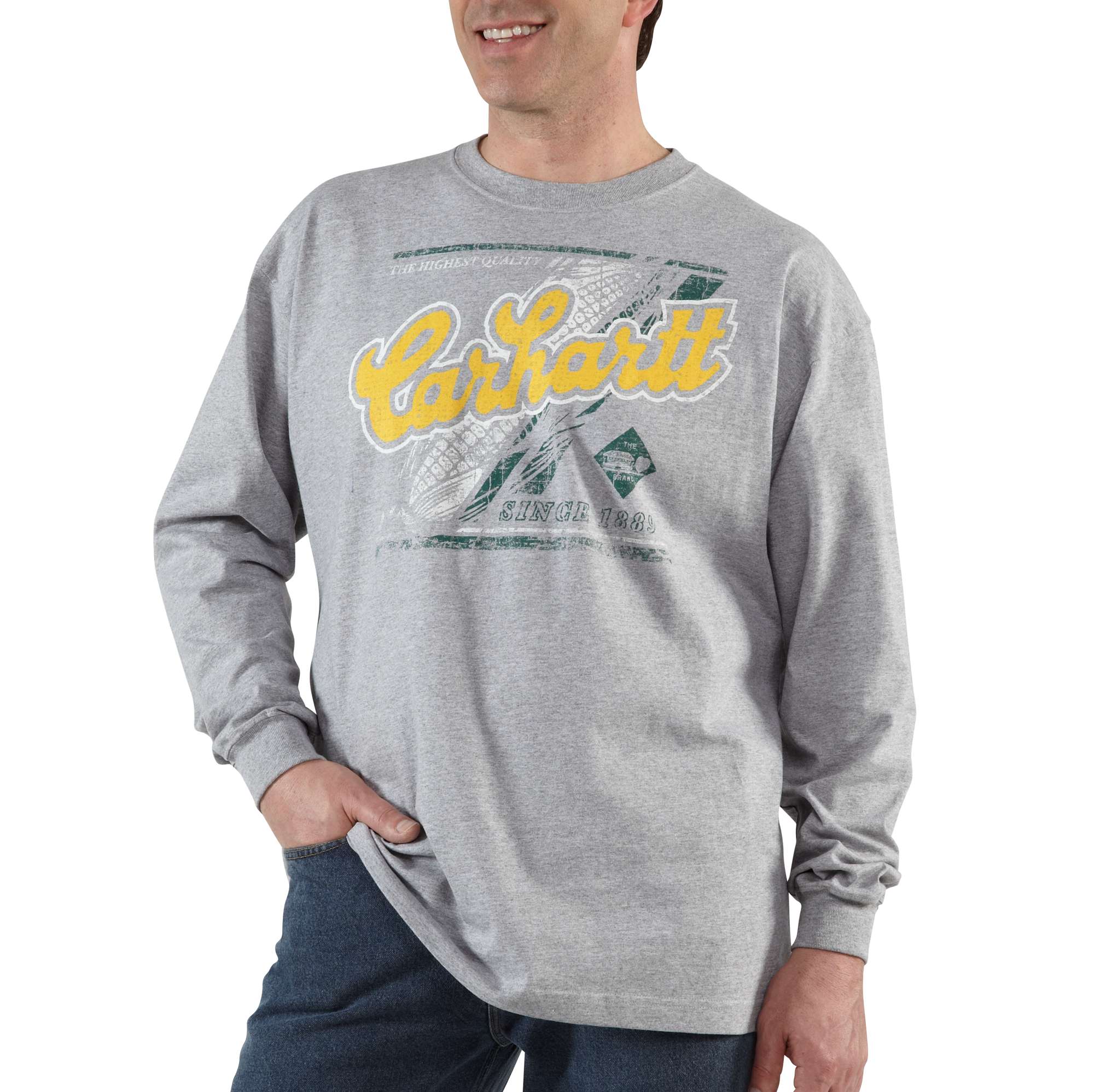 Men�s Graphic Cornhartt Long-Sleeve T-Shirt