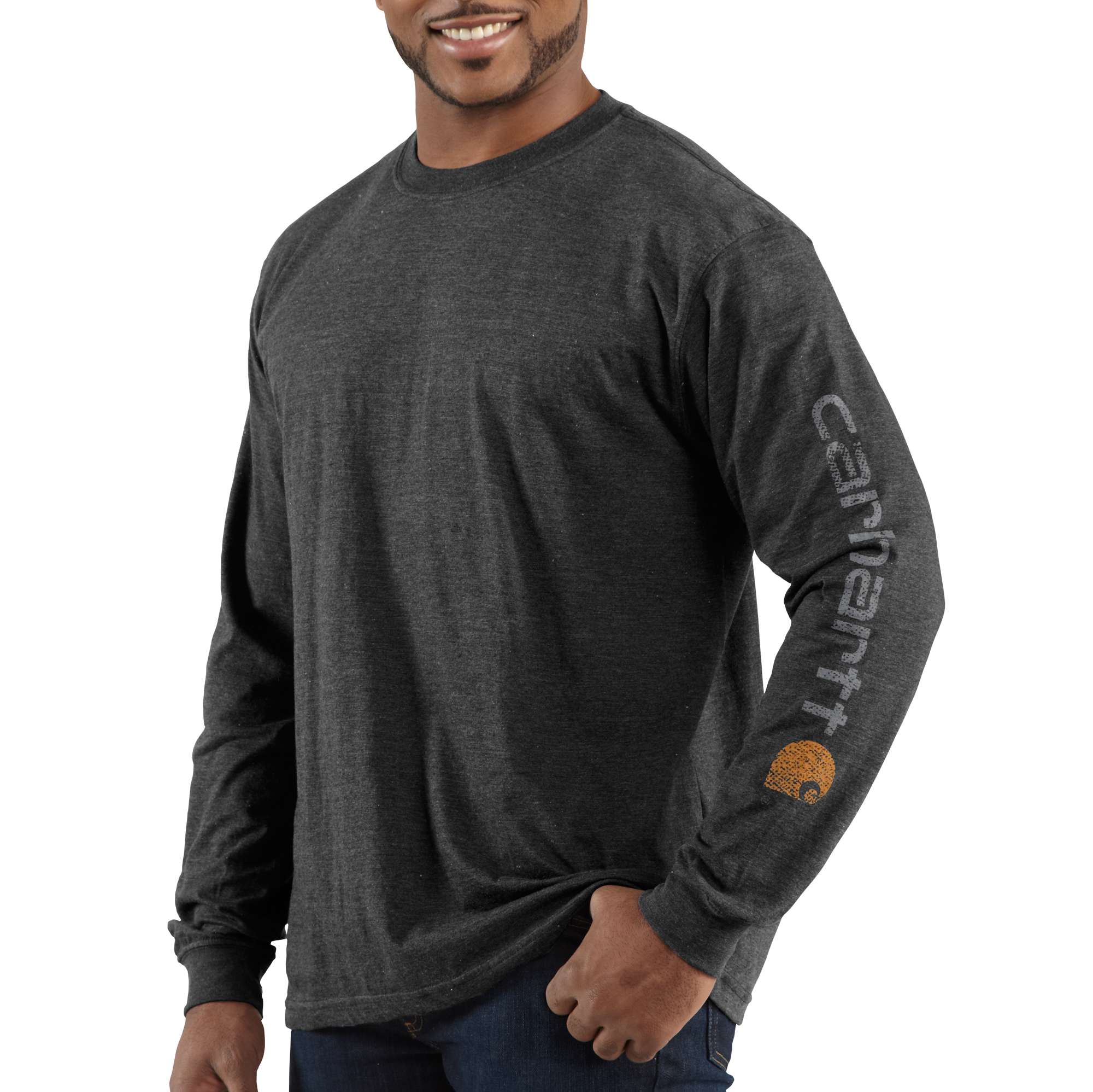 Men�s Graphic Deer Long-Sleeve T-Shirt