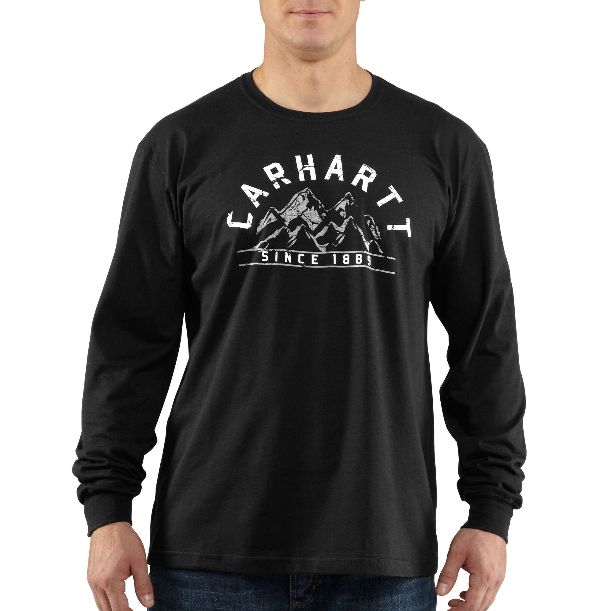 Men�s Graphic Mountain Long-Sleeve T-Shirt