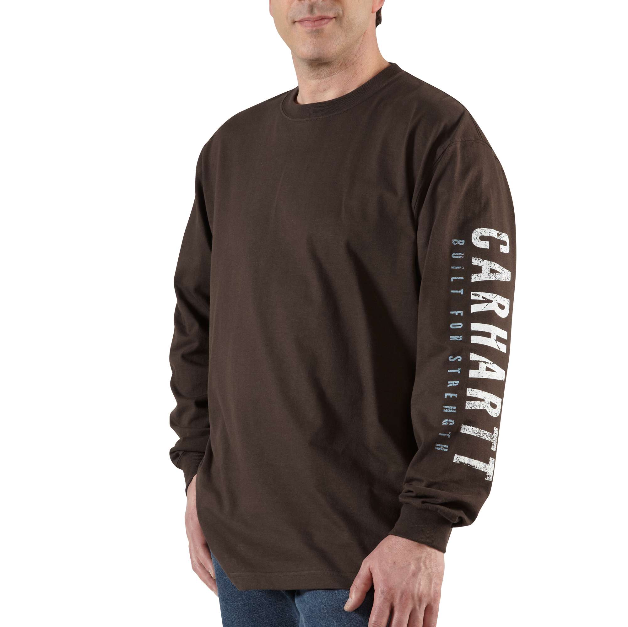 Men�s Graphic Strength Back Long-Sleeve T-Shirt