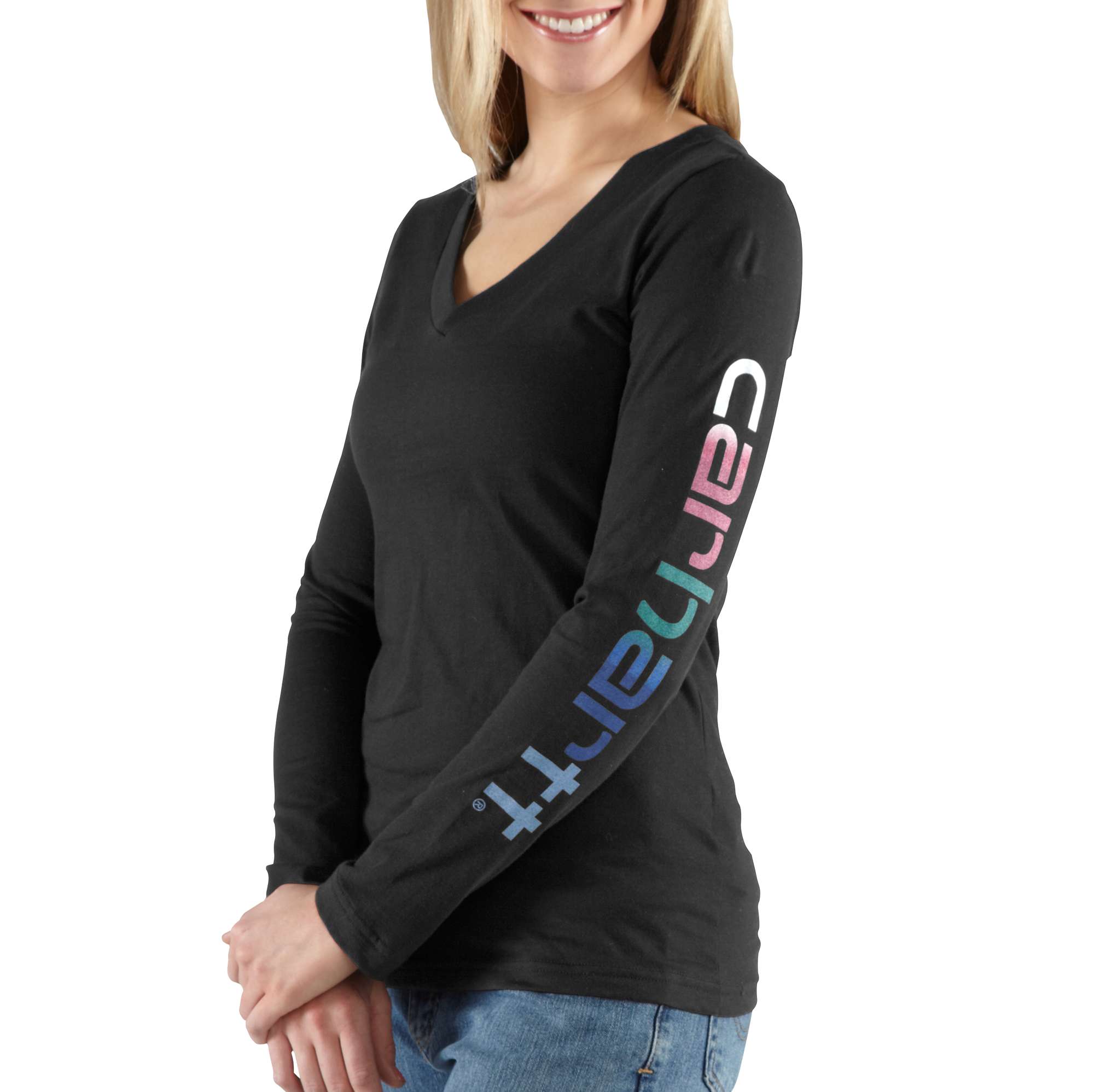 Women�s Carhartt Sleeve Logo T-Shirt