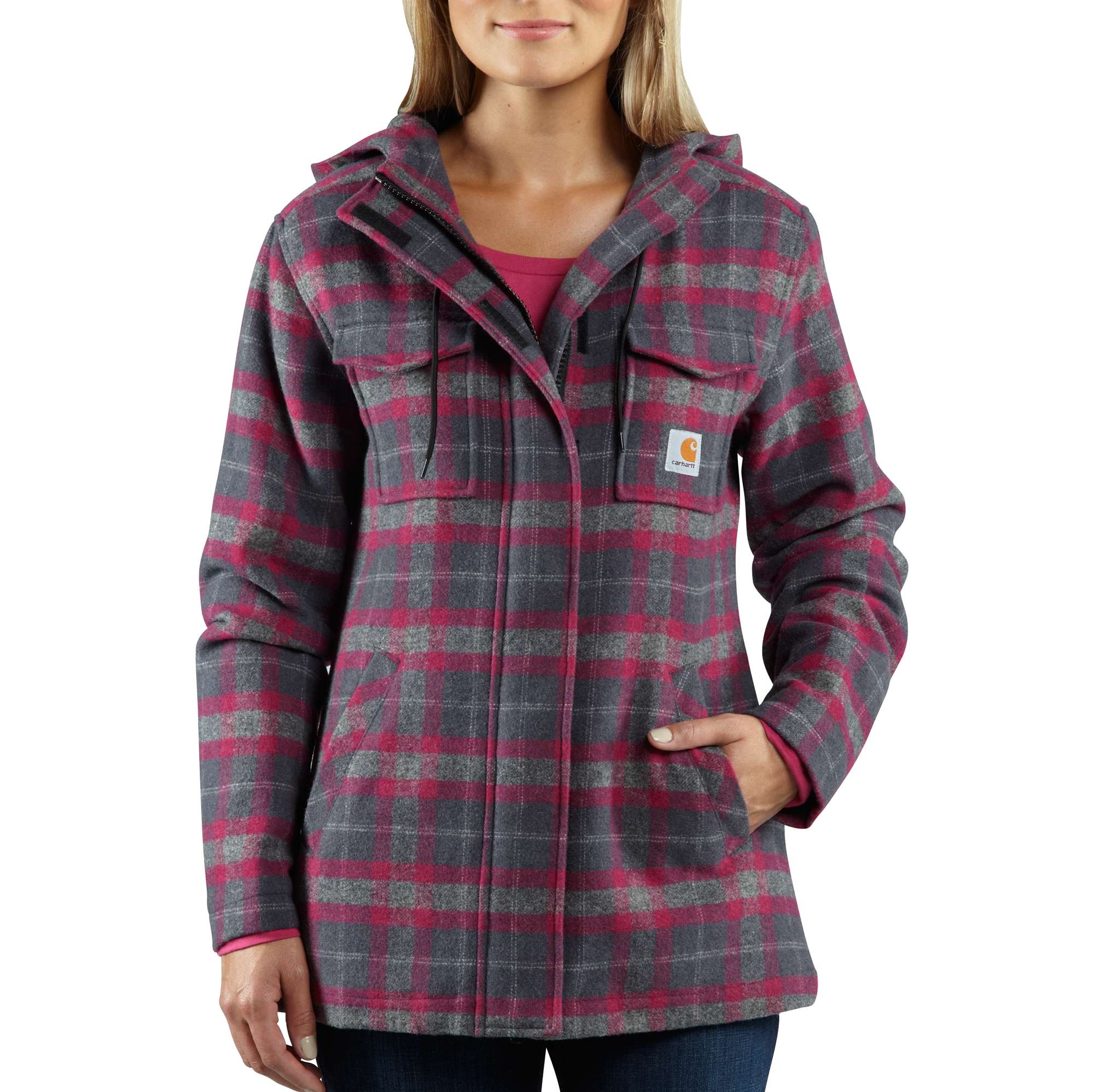 Women�s Camden Plaid Wool Parka