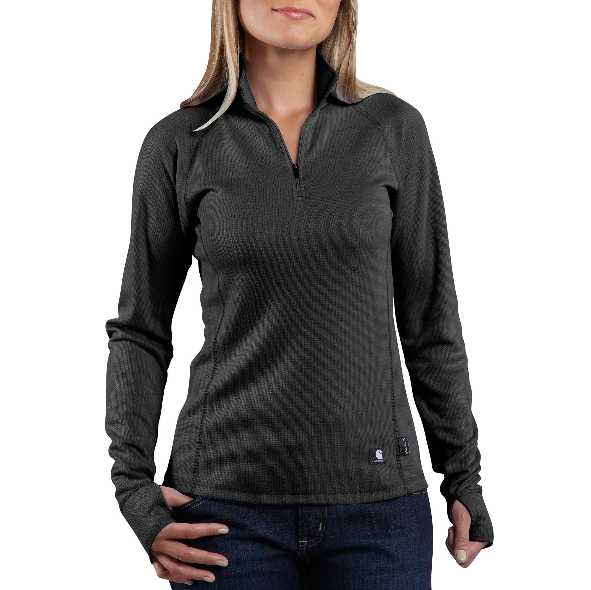 Women�s Work-Dry&reg; Base Layer Quarter-Zip Shirt