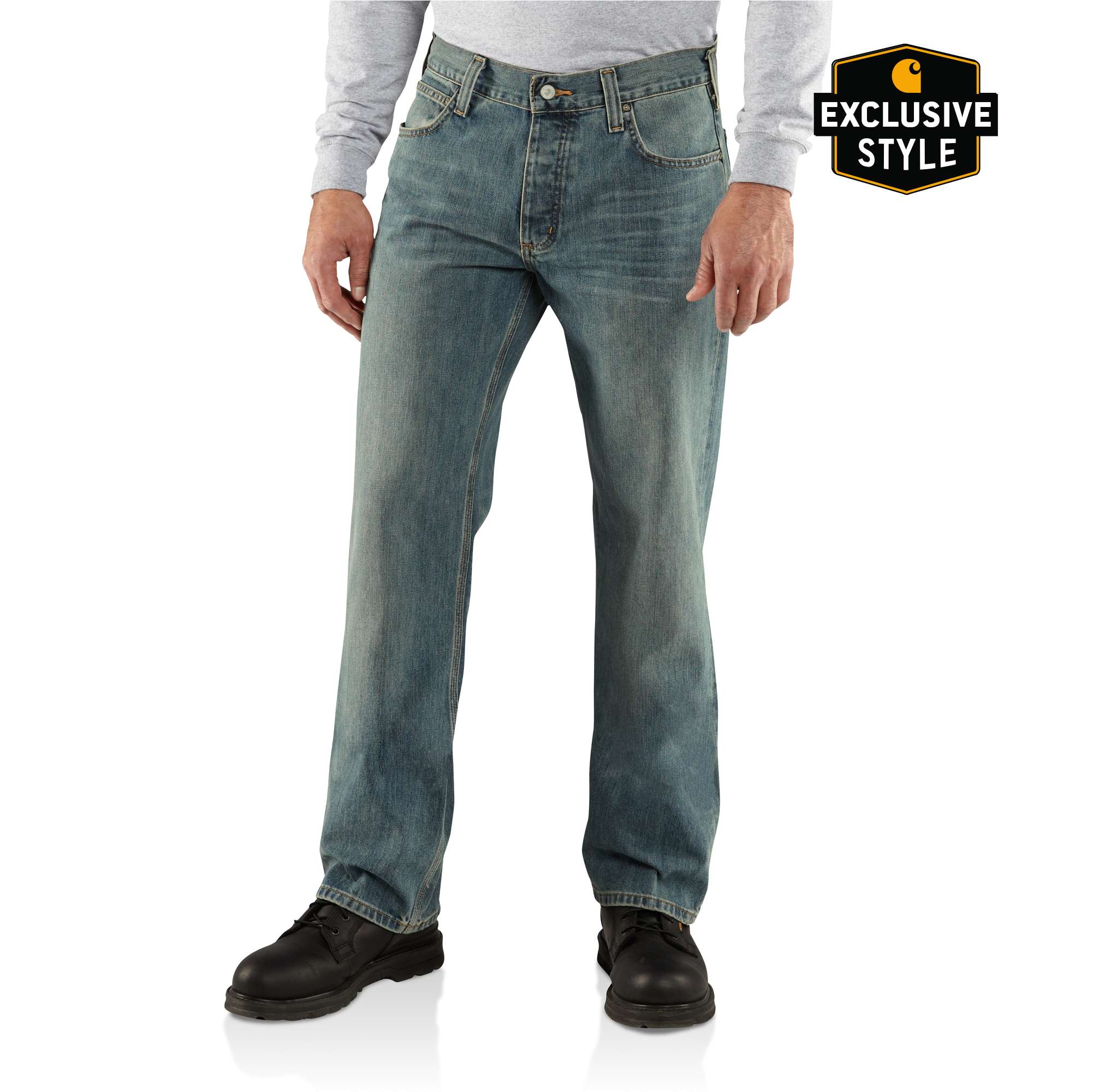 Series 1889 Button-Fly Relaxed-Fit Bootcut Jean