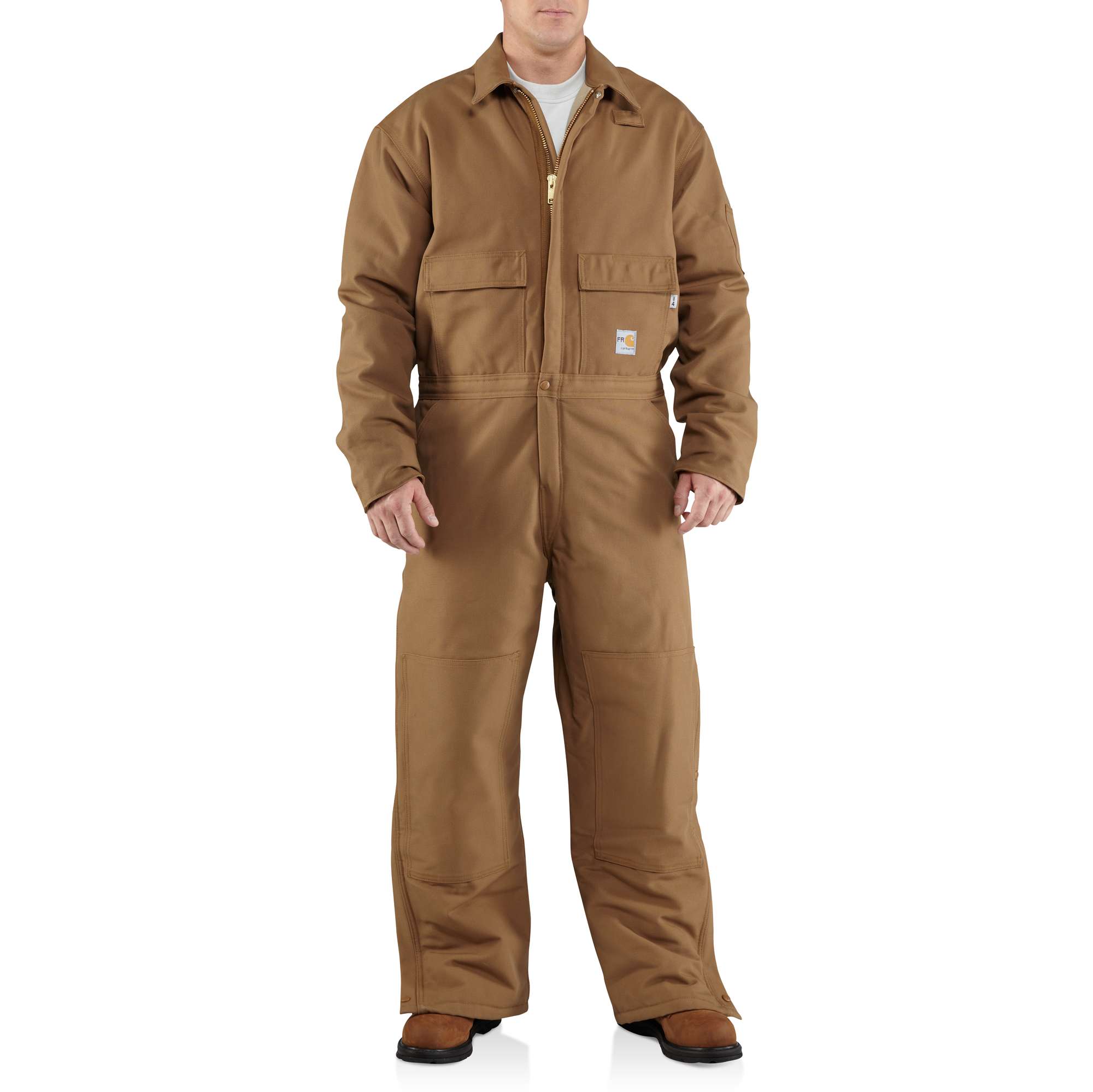 Men�s Flame-Resistant Duck Coverall/Quilt-Lined