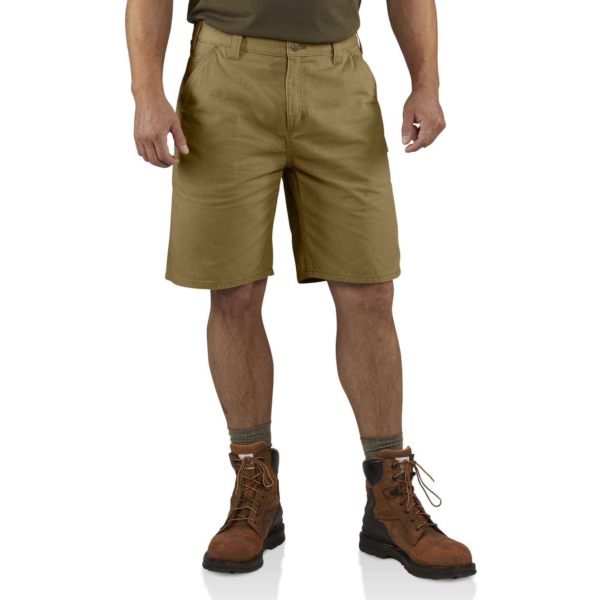 Men's Washed Twill Dungaree Short