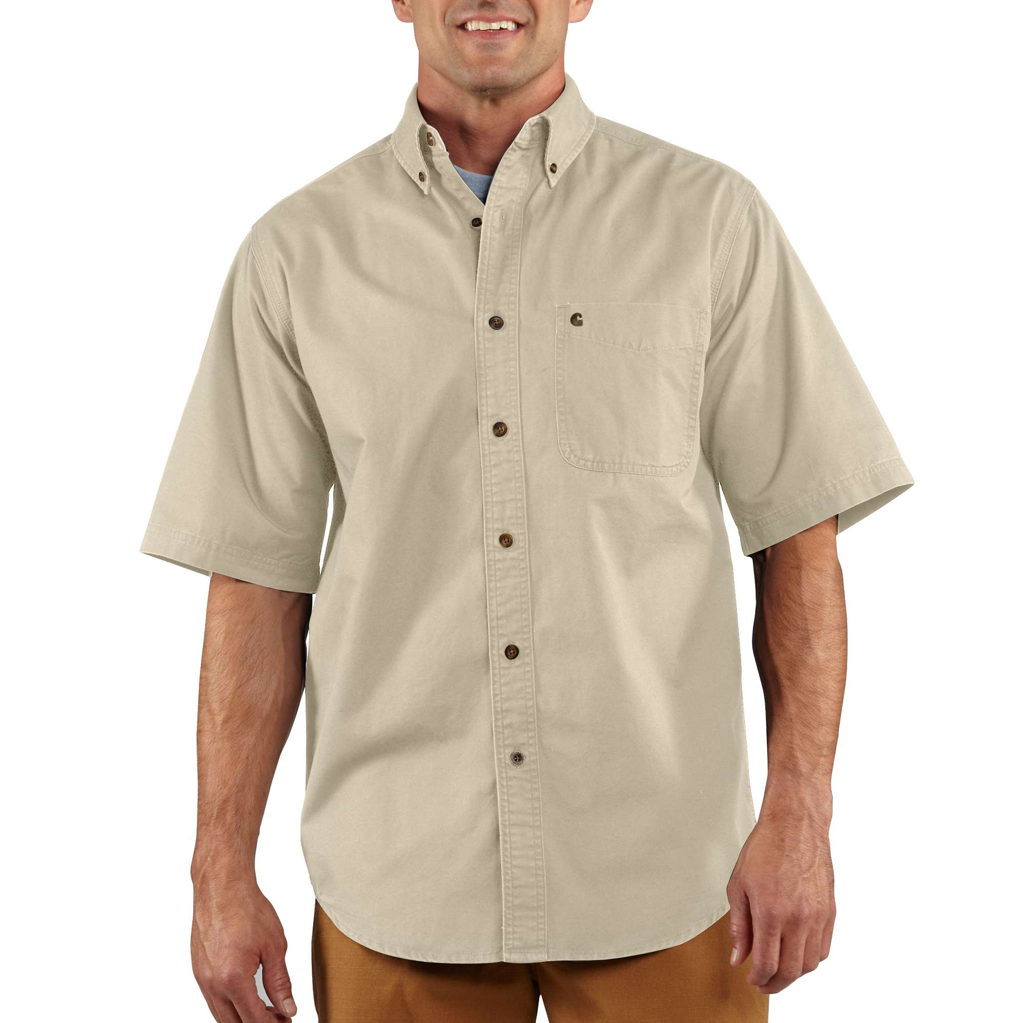 Men�s Hines Solid Short-Sleeve Shirt