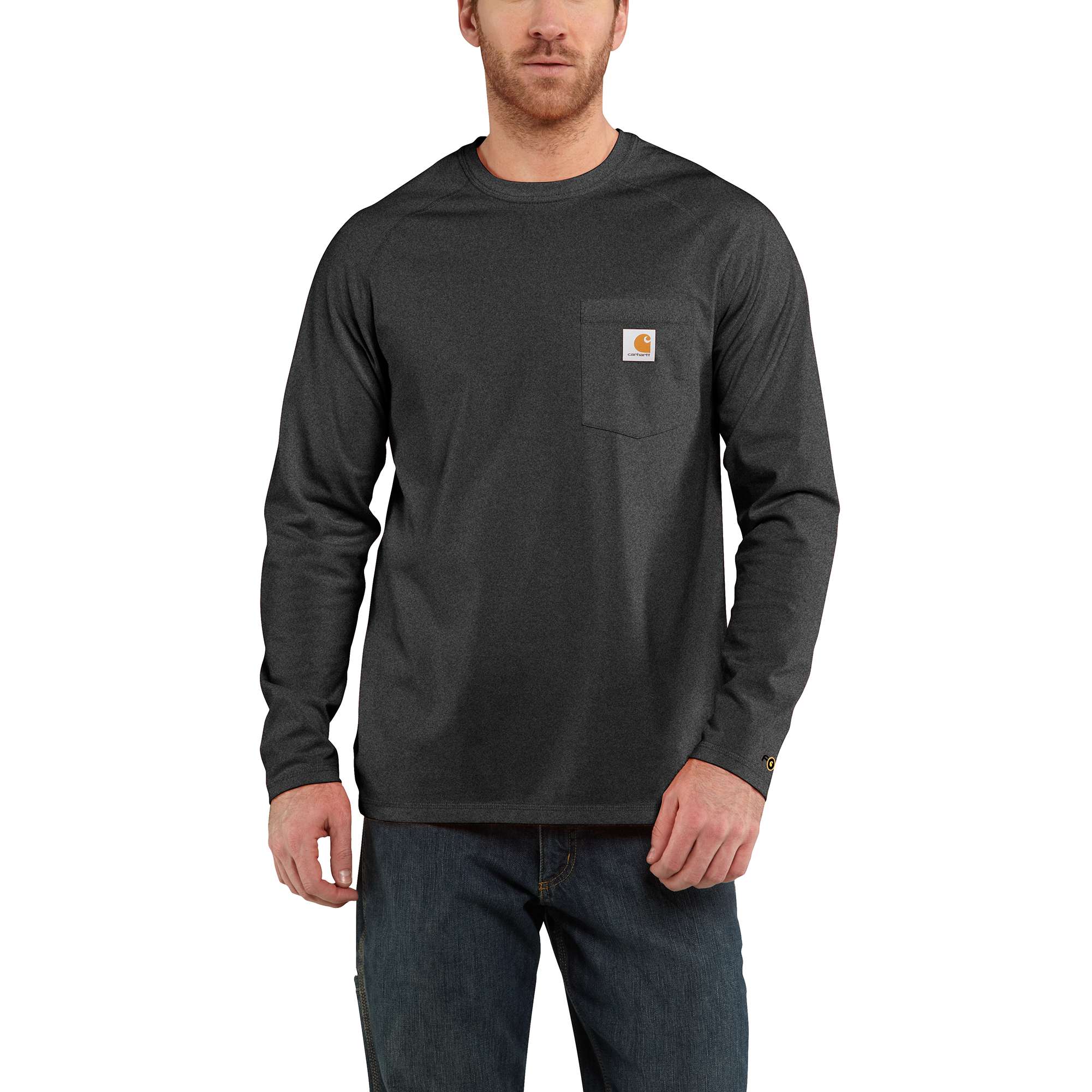 Carhartt Carhartt Force Cotton Delmont Long-sleeve T-shirt