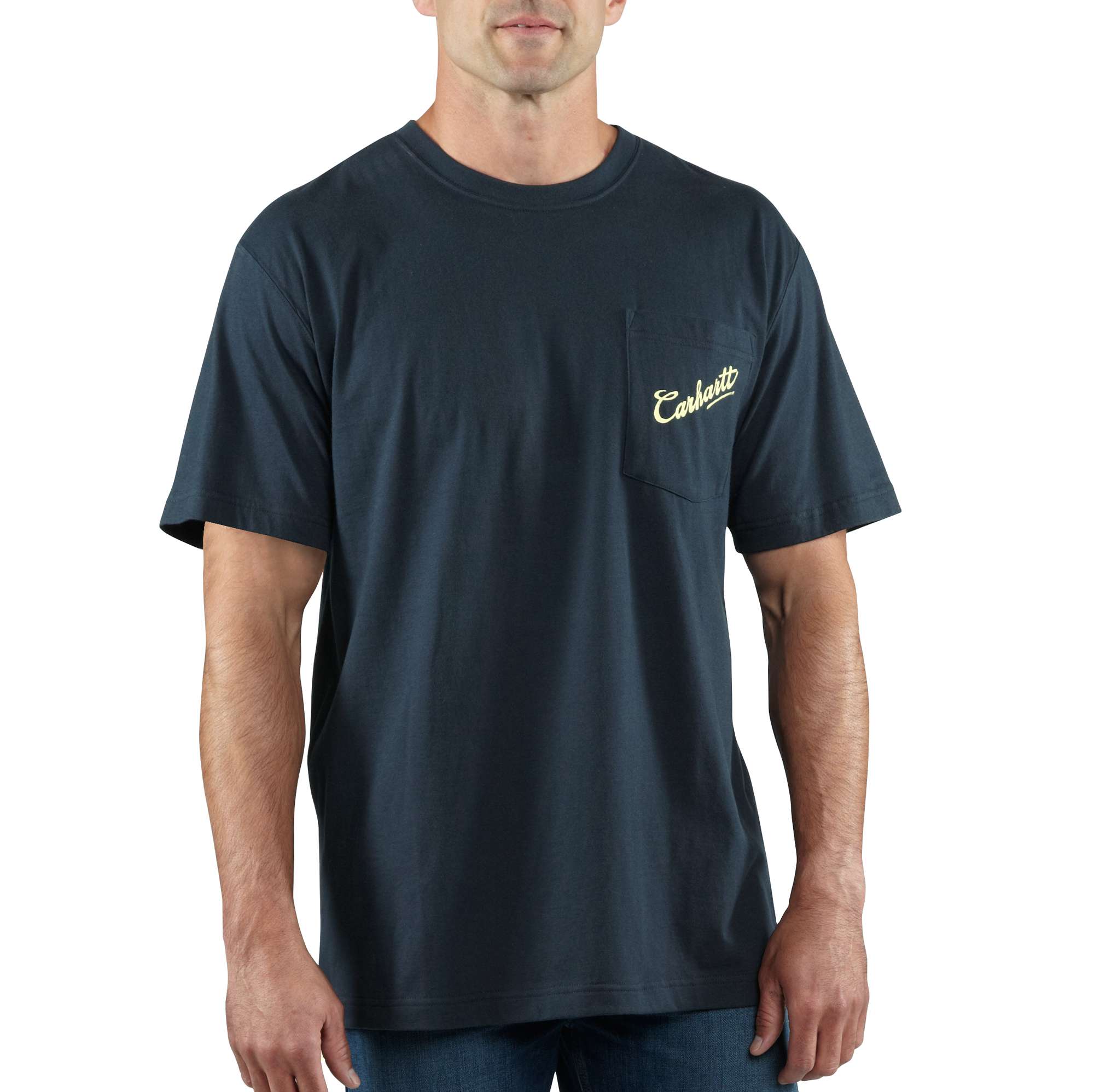 Men�s Graphic Steelhead Fishing Short-Sleeve Pocket T-Shirt