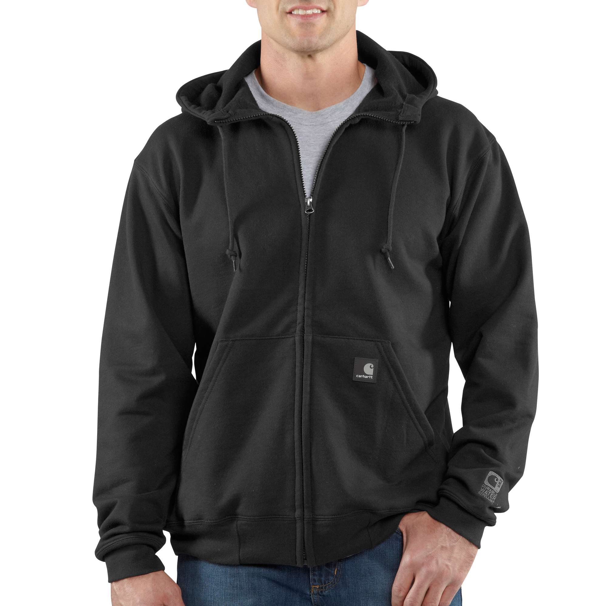 Men's Durable Water Repellent Hooded Sweatshirt