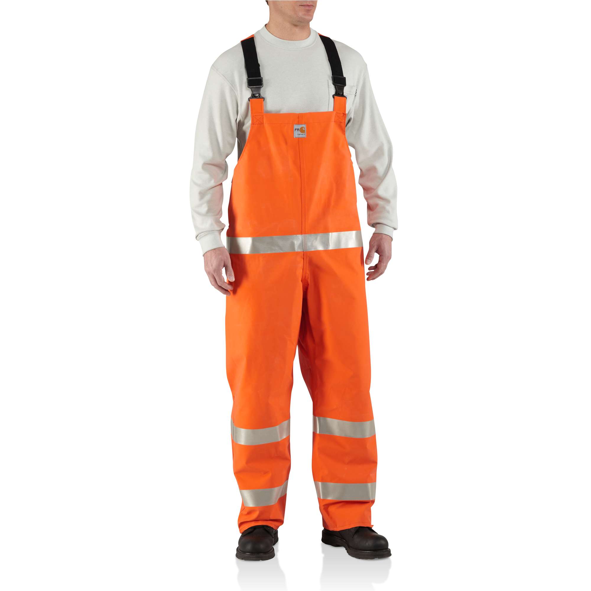 Men's Flame-Resistant Rainwear Bib Overall