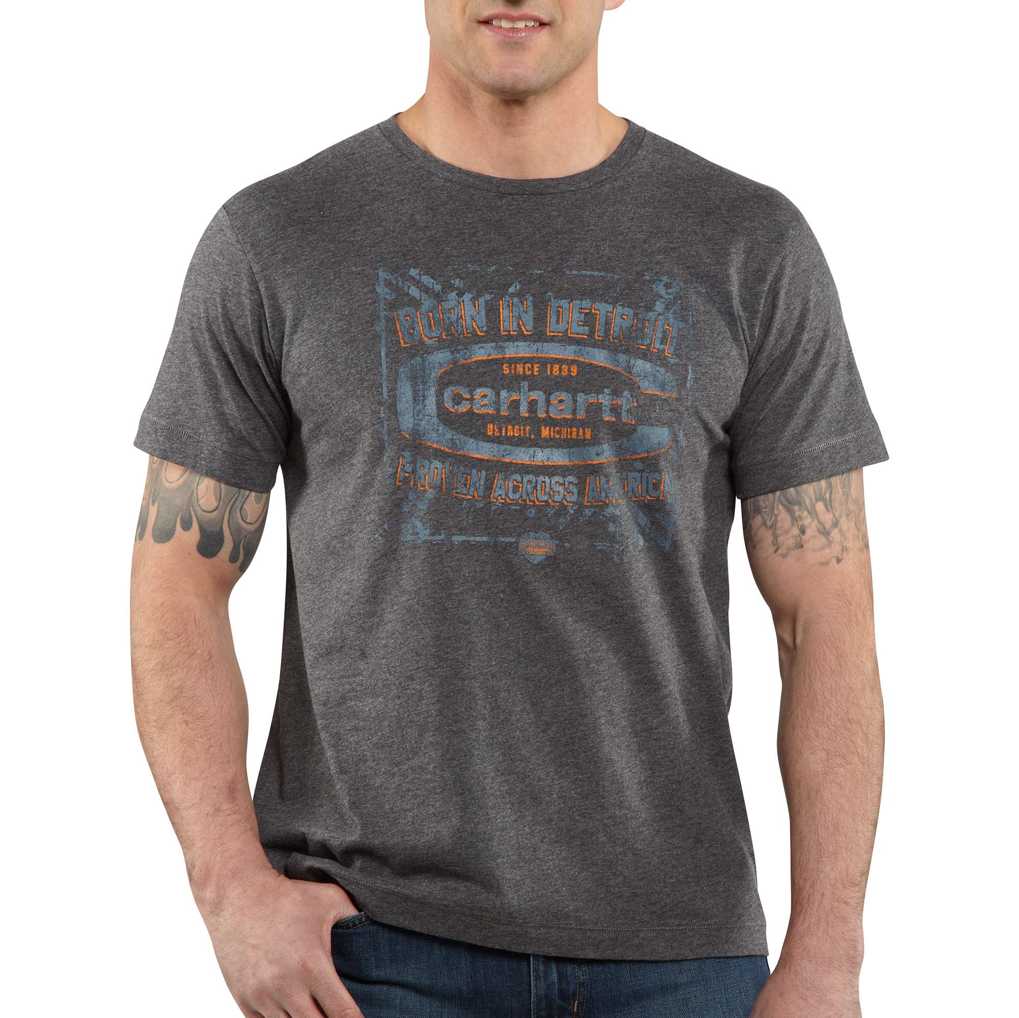 Graphic Born in Detroit Short-Sleeve T-Shirt