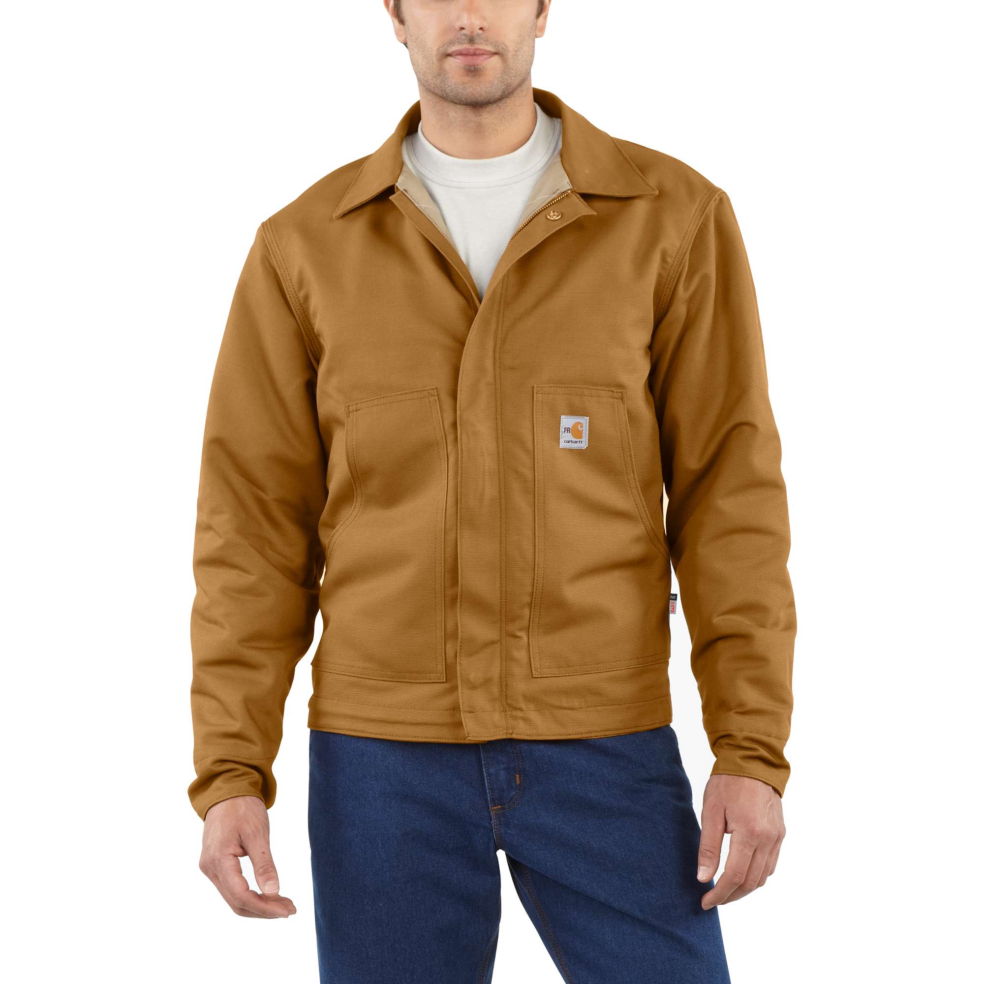 Carhartt Flame-resistant Midweight Canvas Dearborn Jacket/quilt-lined