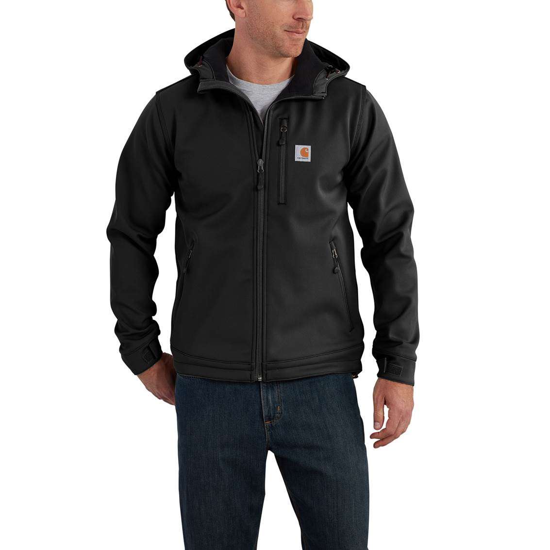 carhartt men's crowley hooded jacket