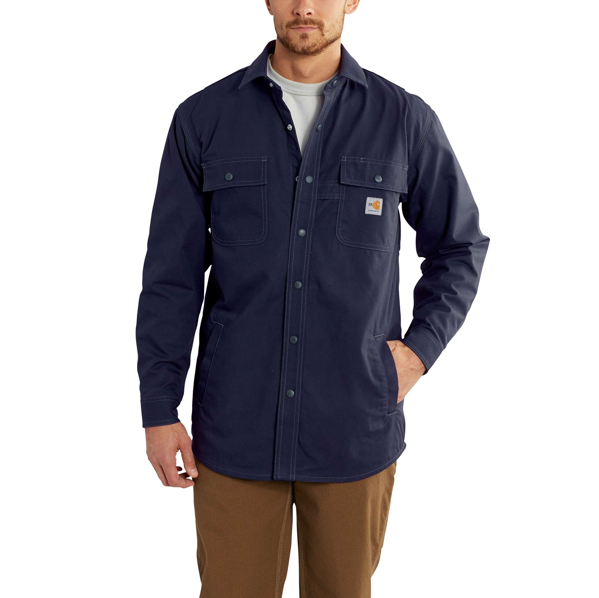 Image of Flame-Resistant Full Swing Quick Duck Shirt Jac