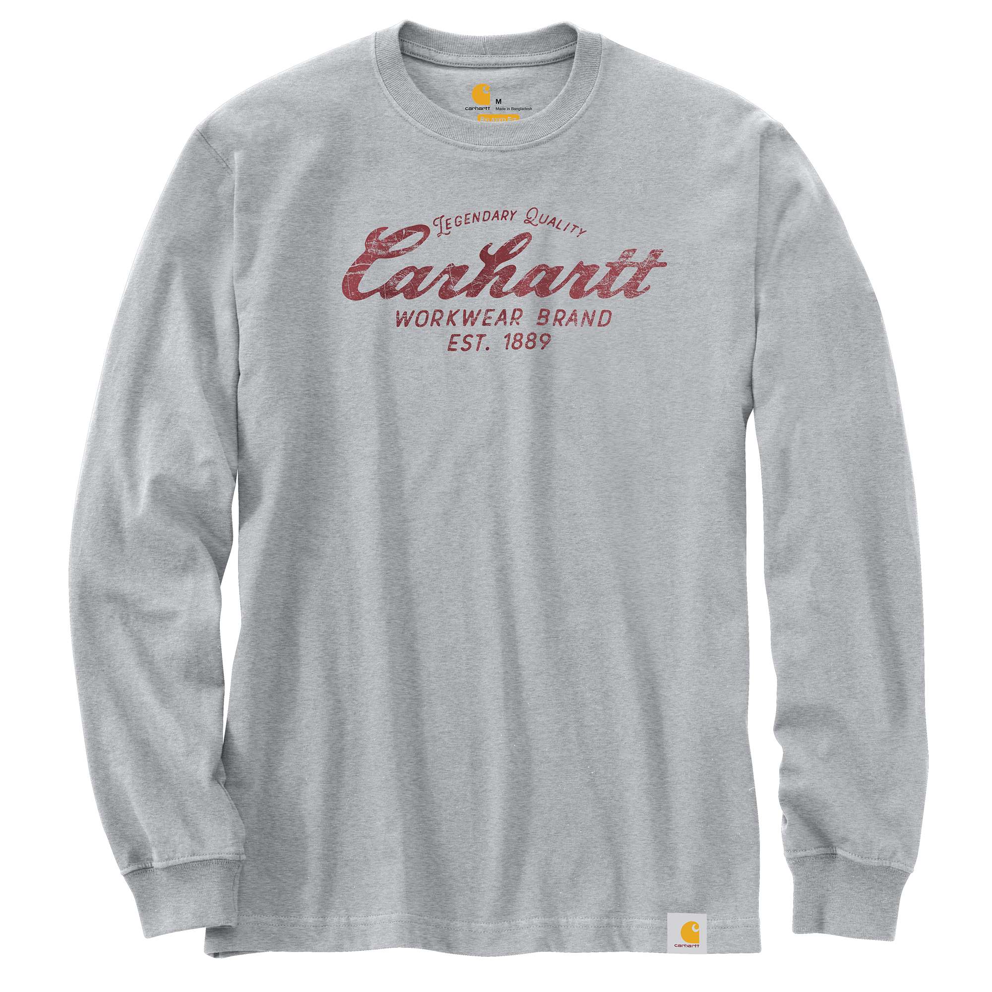 Image of Carhartt Relaxed Fit Heavyweight Long-Sleeve Quality Workwear Graphic T-Shirt