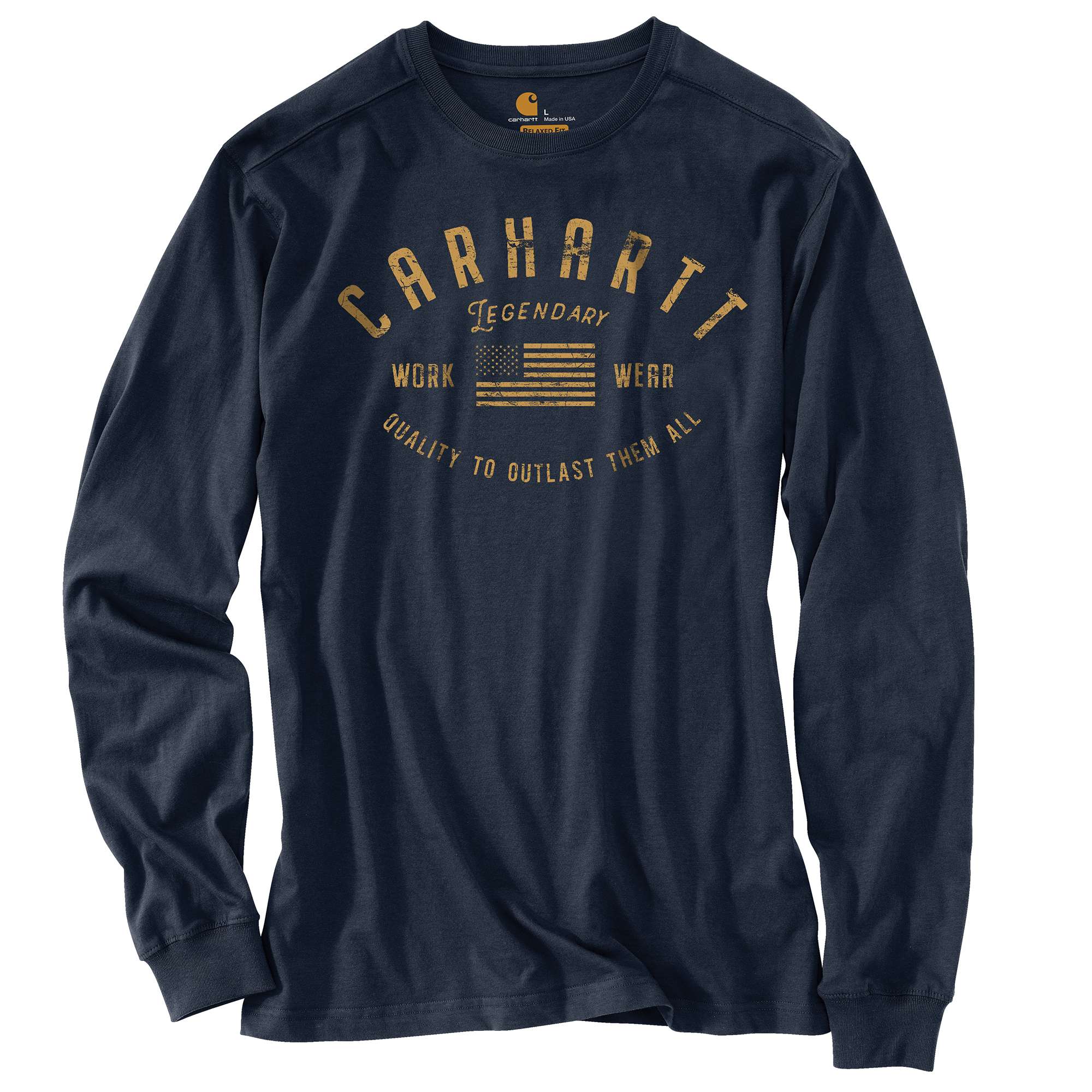 Image of Carhartt Relaxed Fit Midweight Long-Sleeve Legendary Graphic T-Shirt