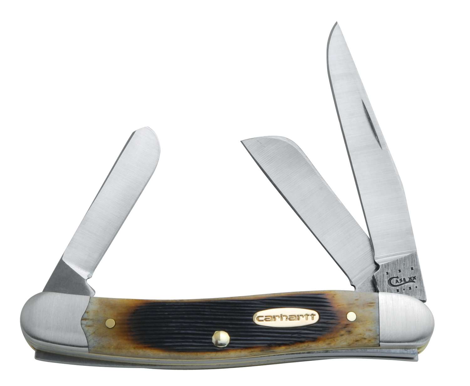 Genuine Bone Molasses Medium Stockman Pocket Knife