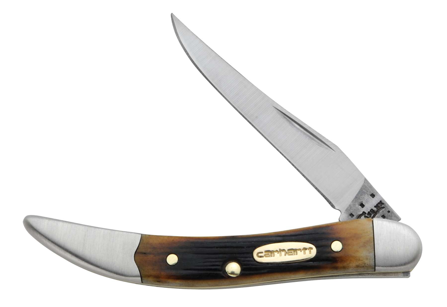 Genuine Bone Molasses Small Texas Toothpick Pocket Knife