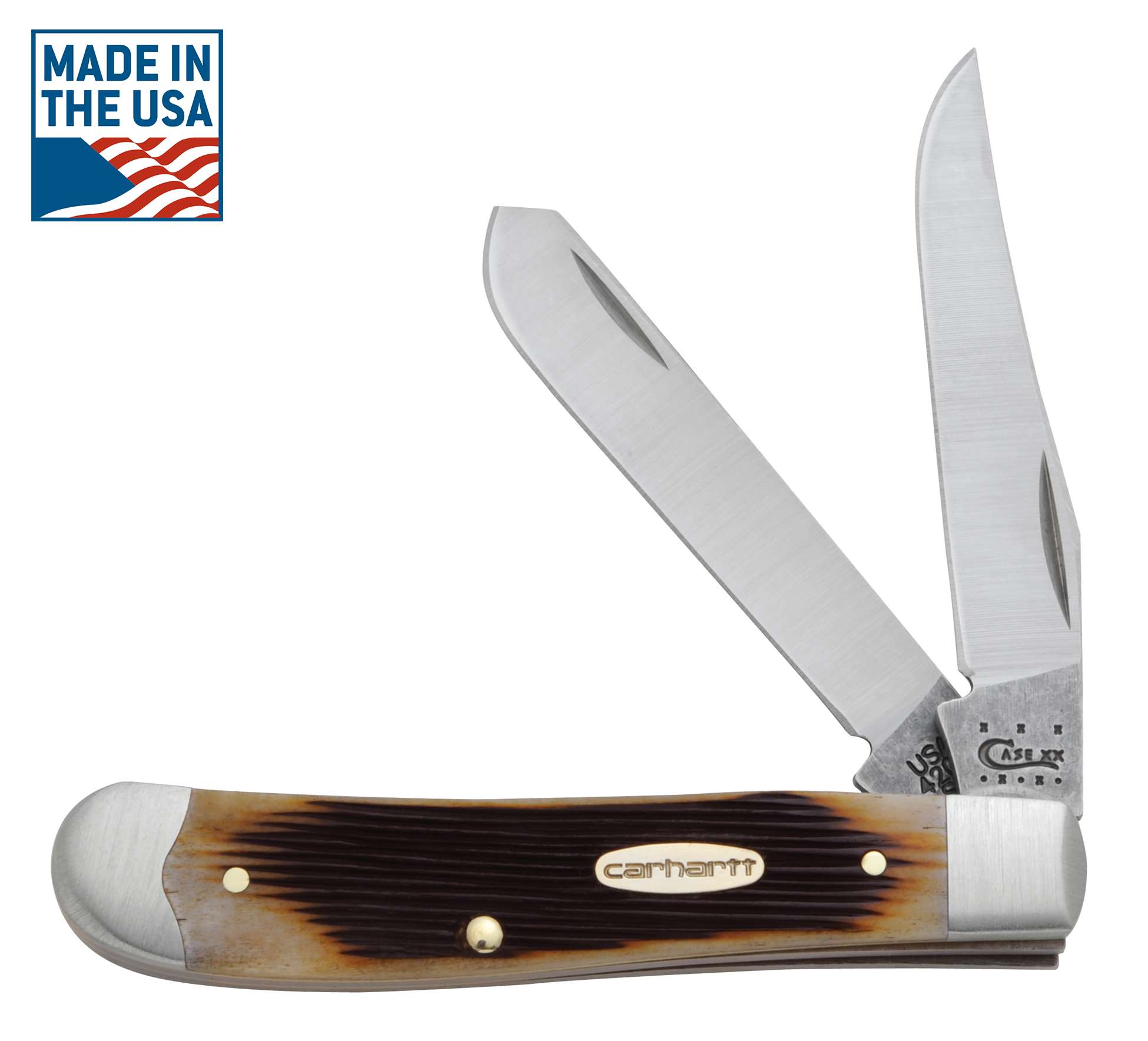 Genuine Bone Molasses  Mini Trapper Pocket Knife