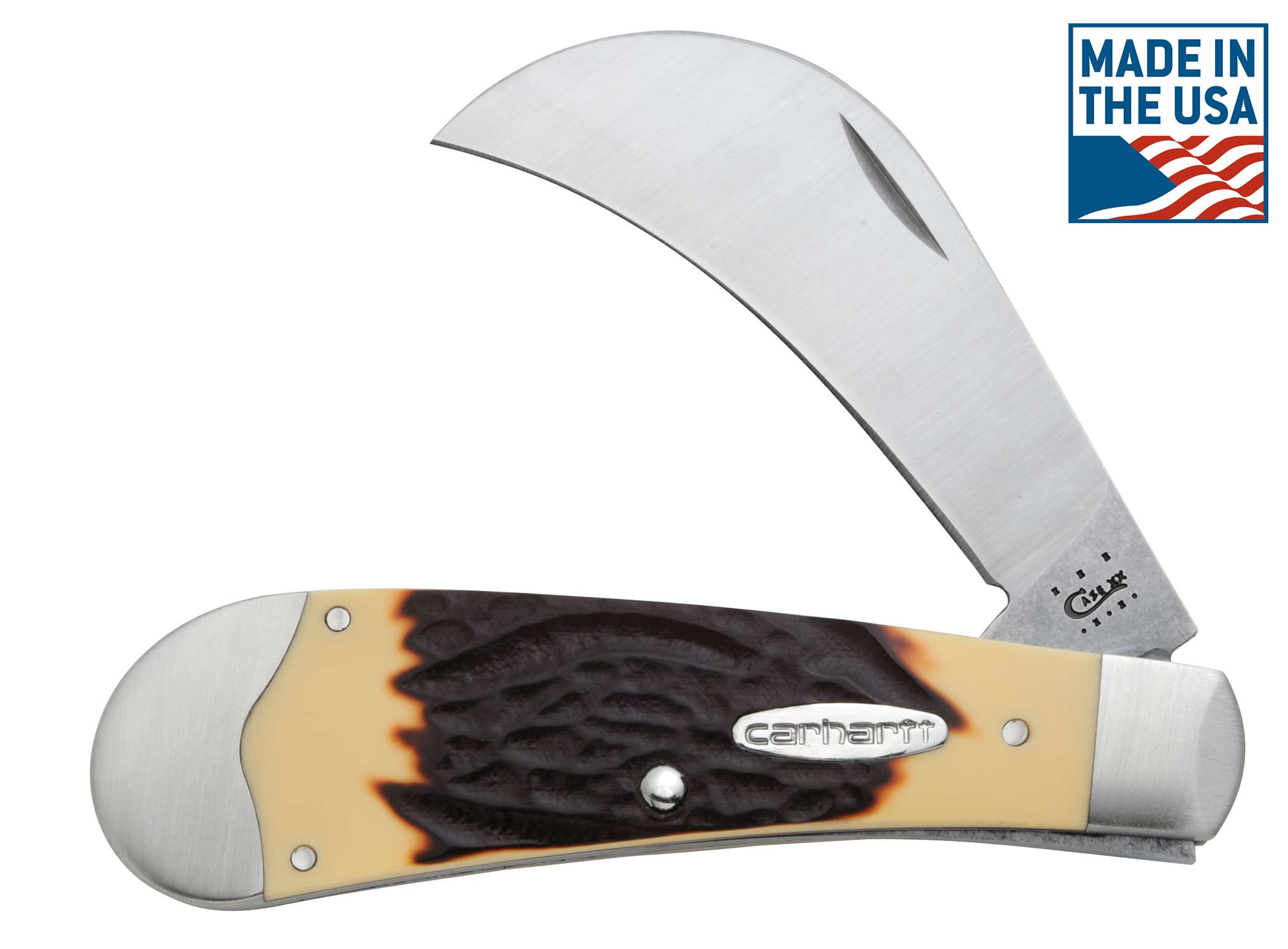 Double-Dyed Synthetic Hawkbill Pruner Knife