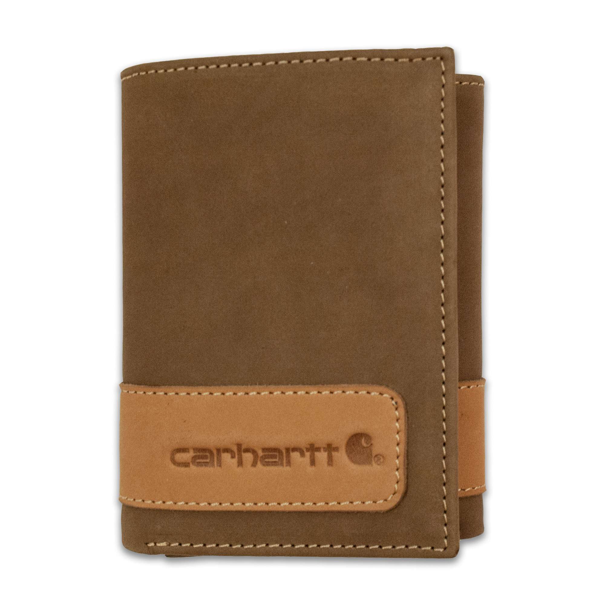 Men's Two-Tone Trifold Wallet with Collectible Tin