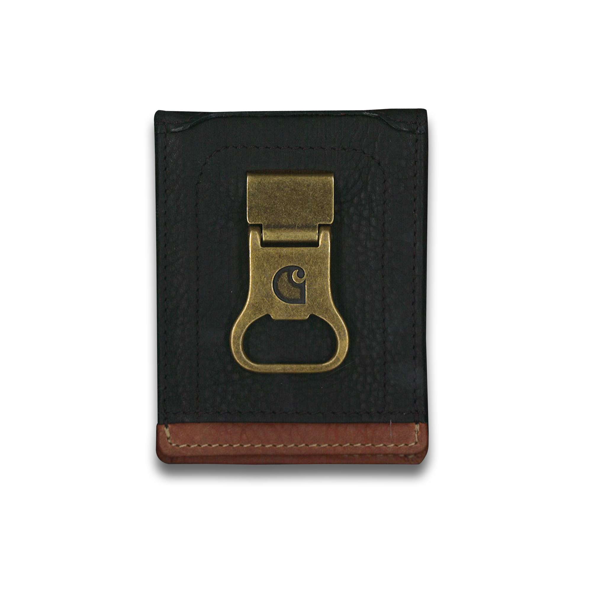 Men�s Black & Tan Long-Neck Wallet