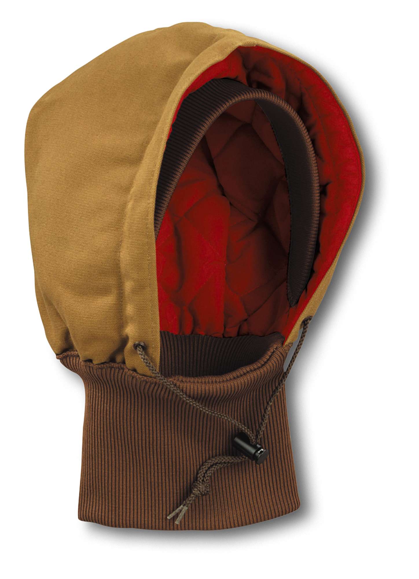Men&rsquo;s  Duck Hood with Knit Collar/Quilted-Flannel Lined