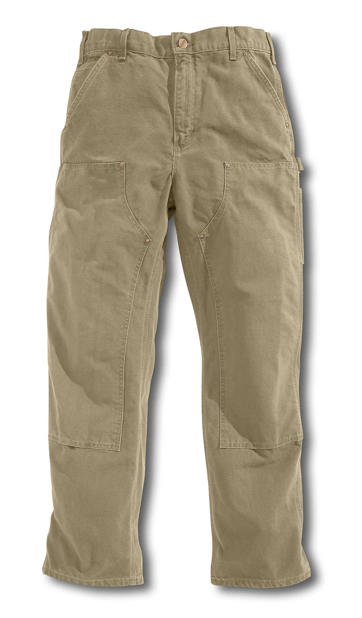 Men&rsquo;s Double-Front Work Dungaree/Washed Duck
