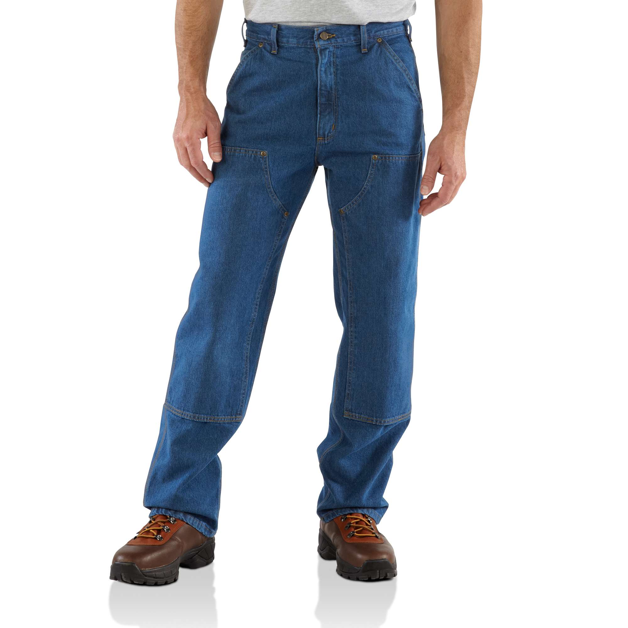 Men&lsquo;s Washed Double Front Dungaree