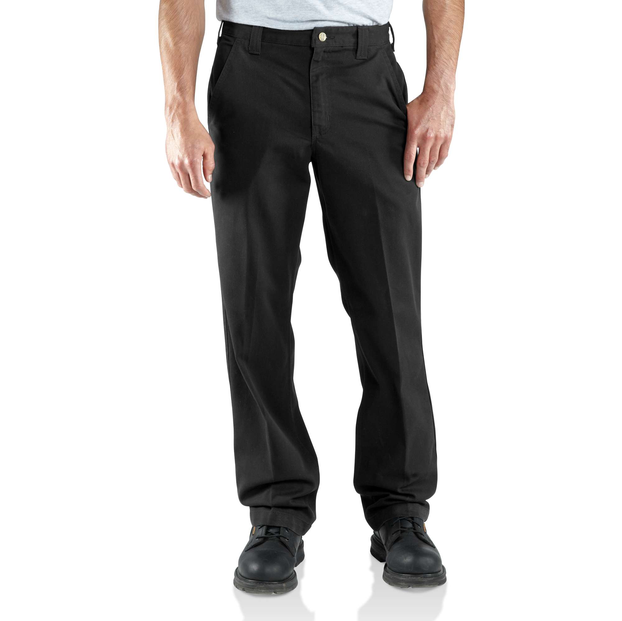 Washed Twill Relaxed-Fit Pant