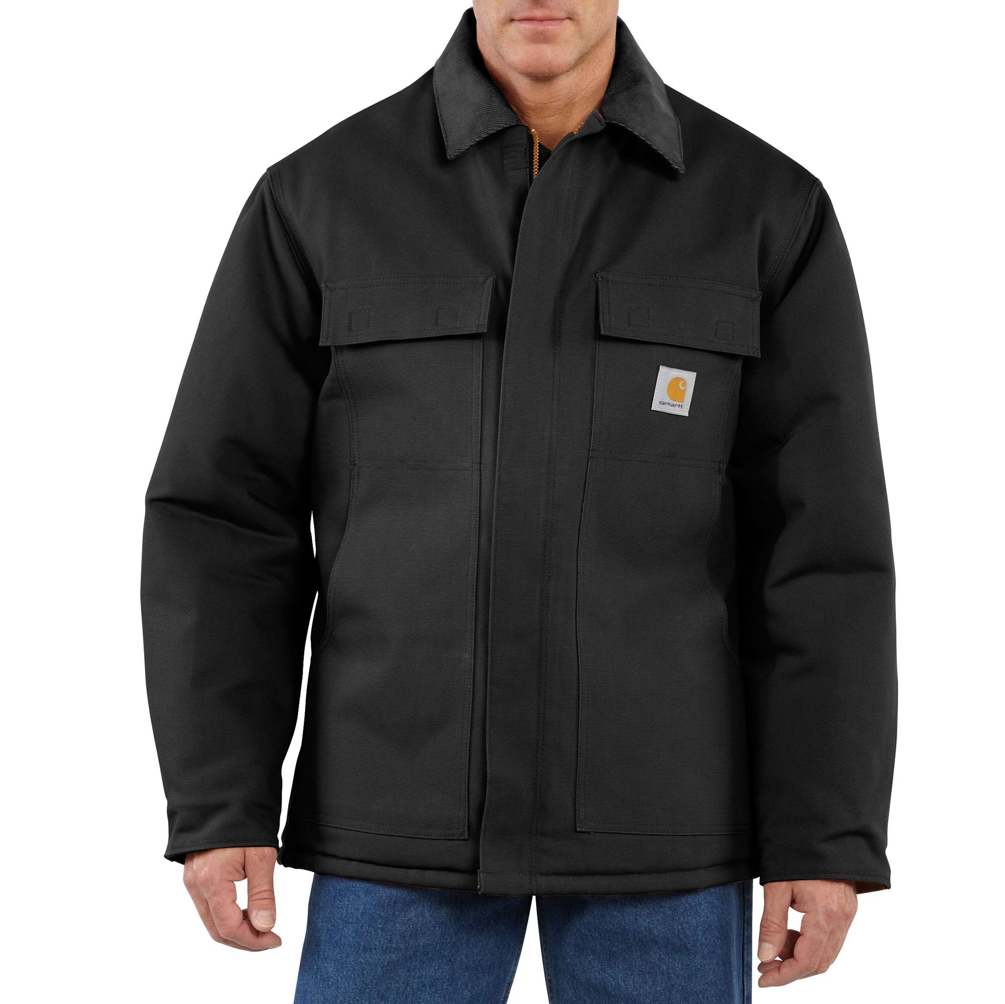 Carhartt Duck Traditional Coat/Arctic Quilt-Lined