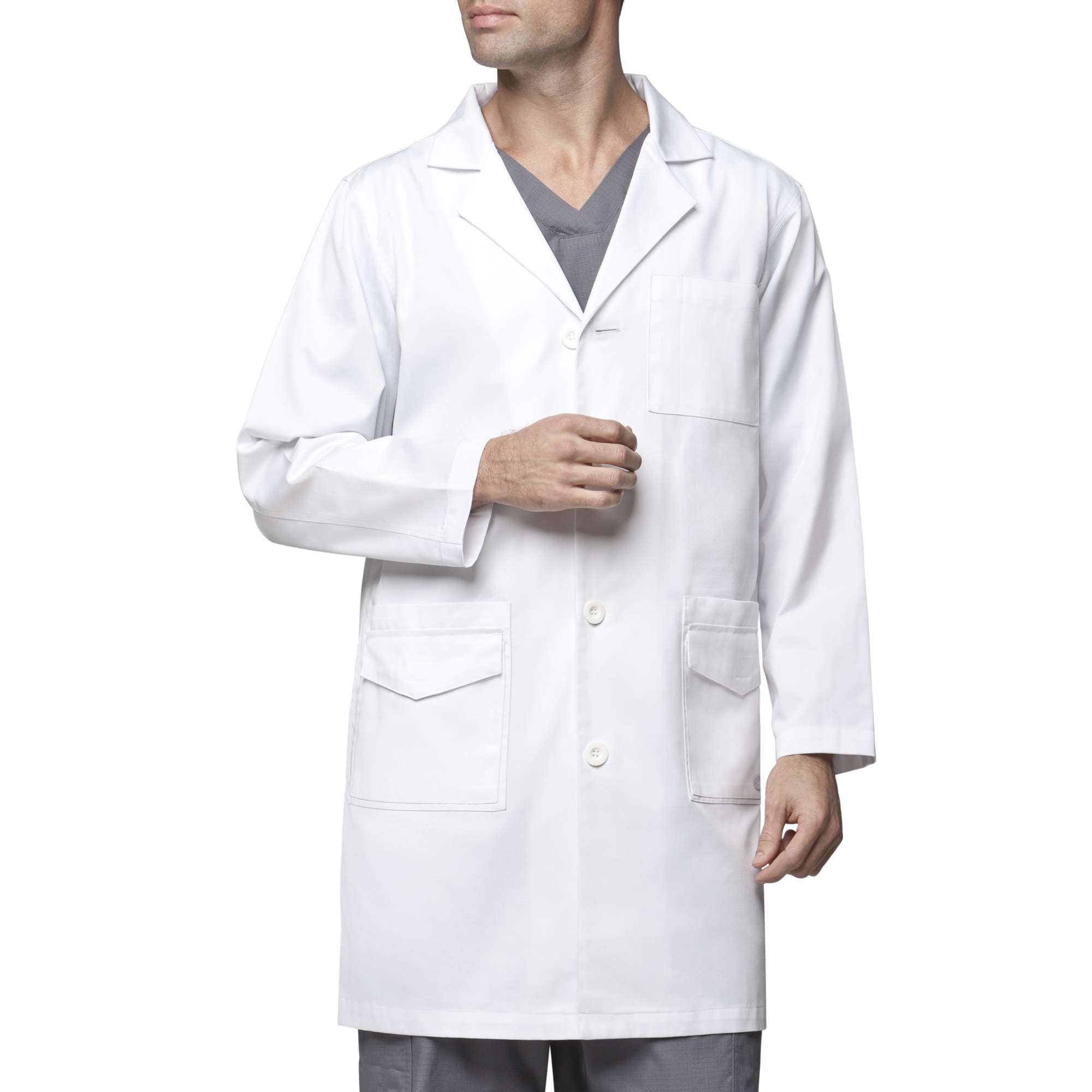 Men's 6-Pocket Lab Coat