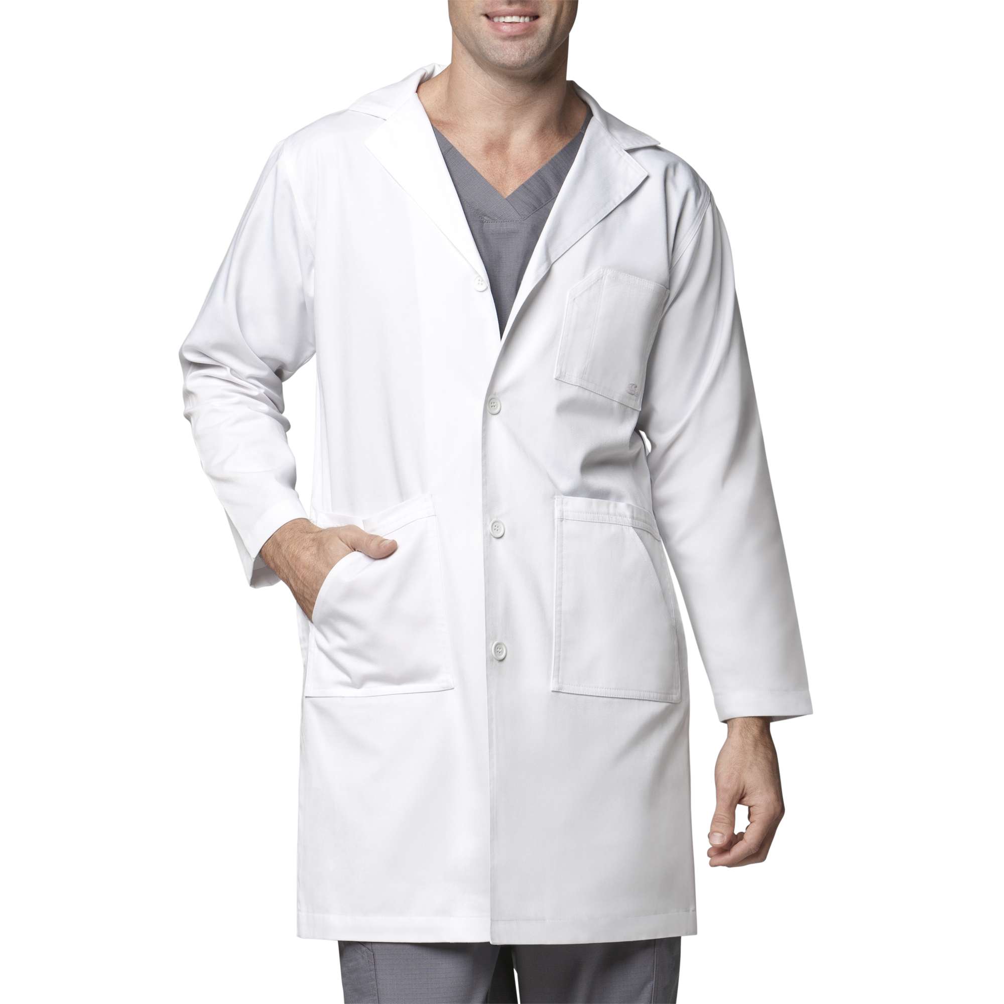 Unisex 5-Pocket Lab Coat