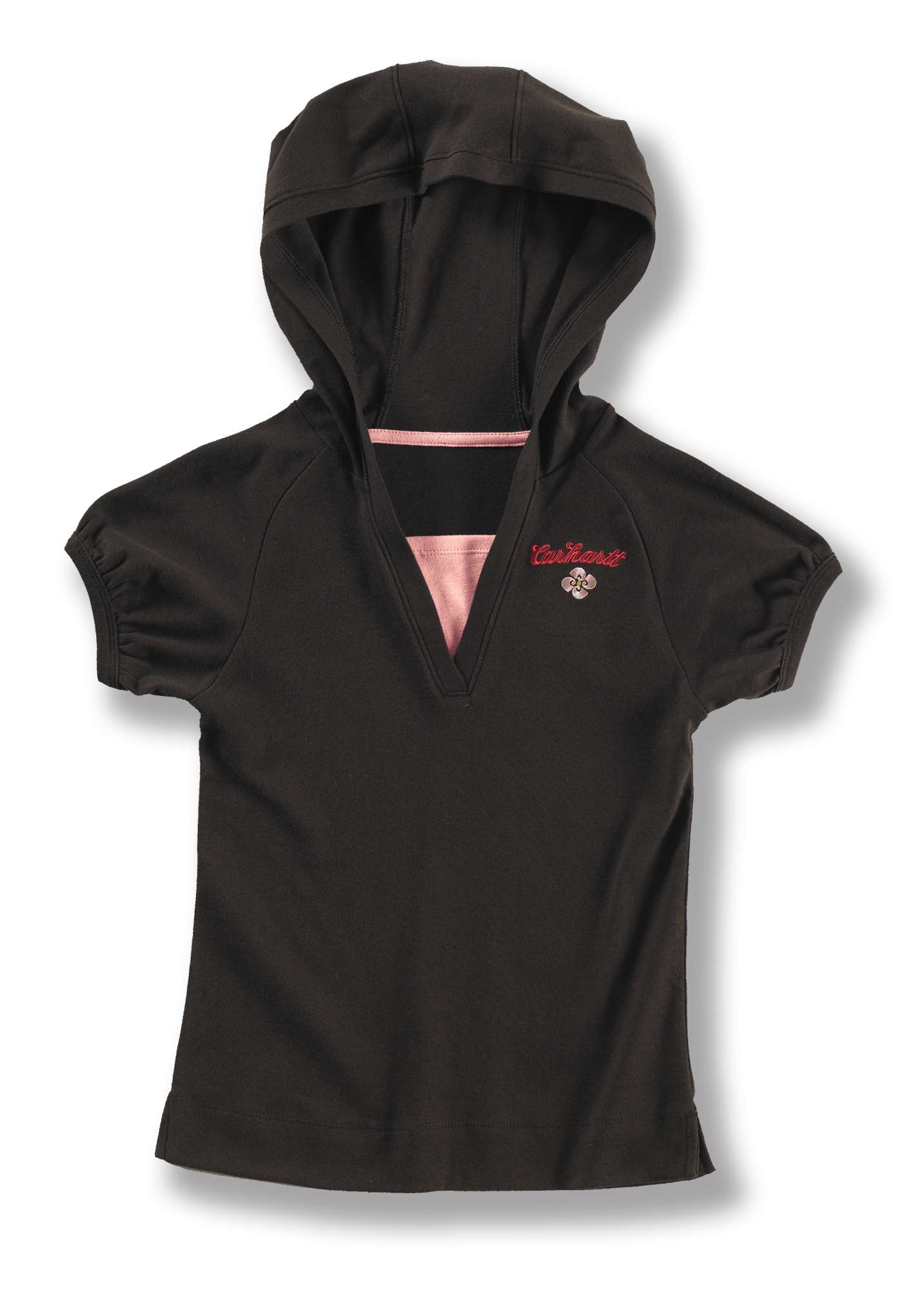 Girls Hooded Raglan