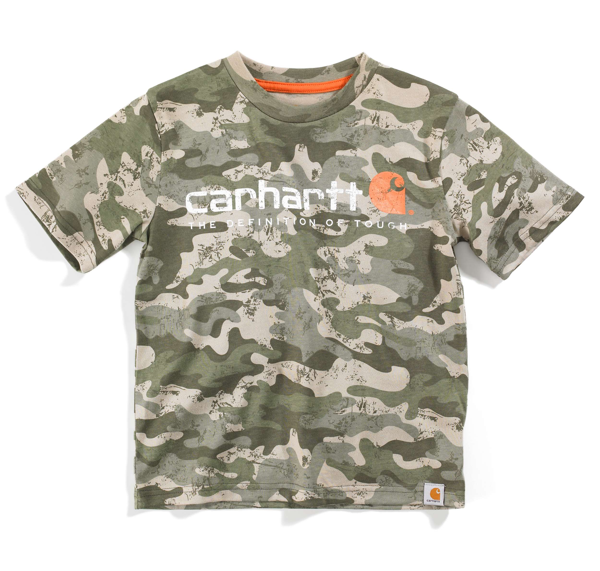 Boys Green Camo Tee
