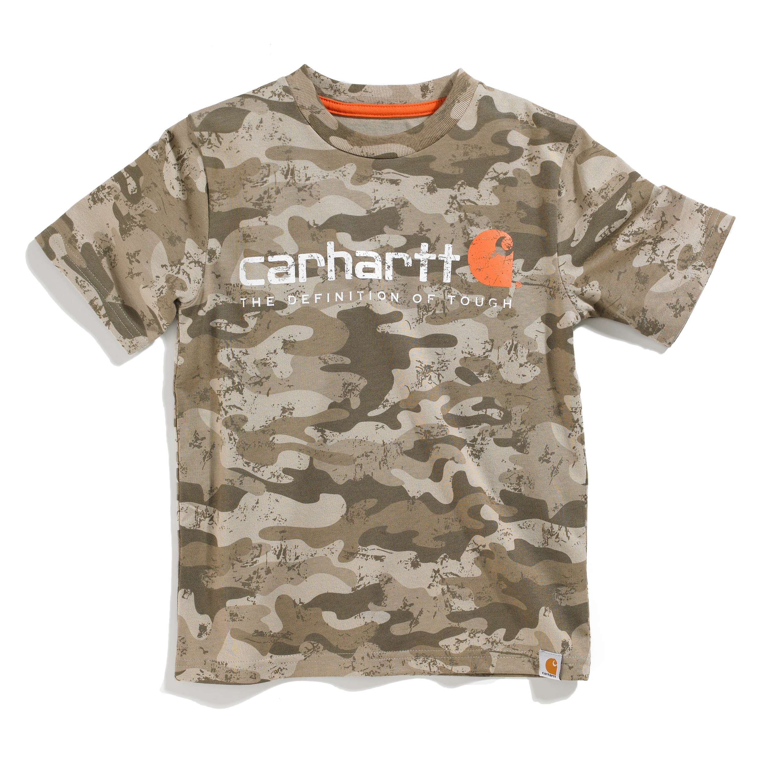 Boys Brown Camo Tee