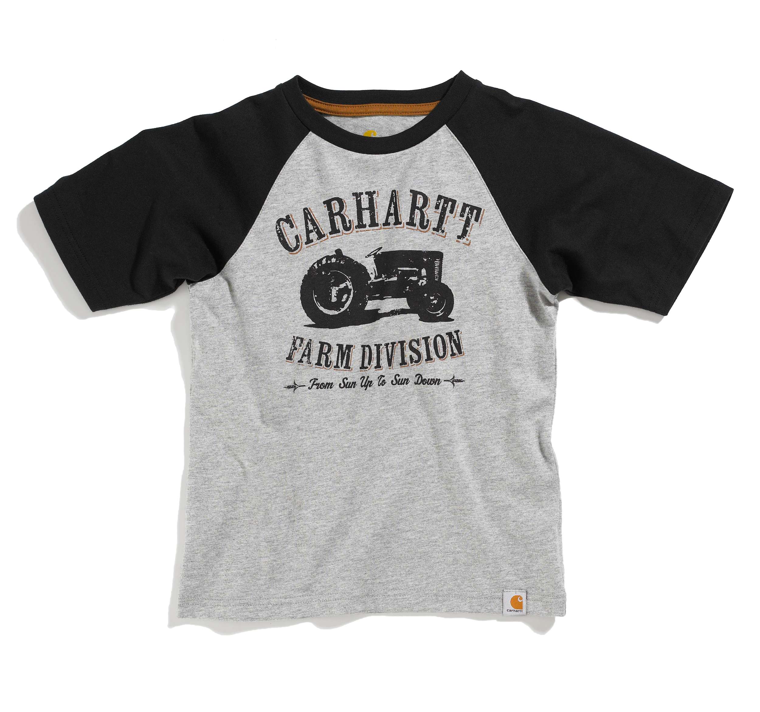 Boys Camo Colorblocked Raglan Tee