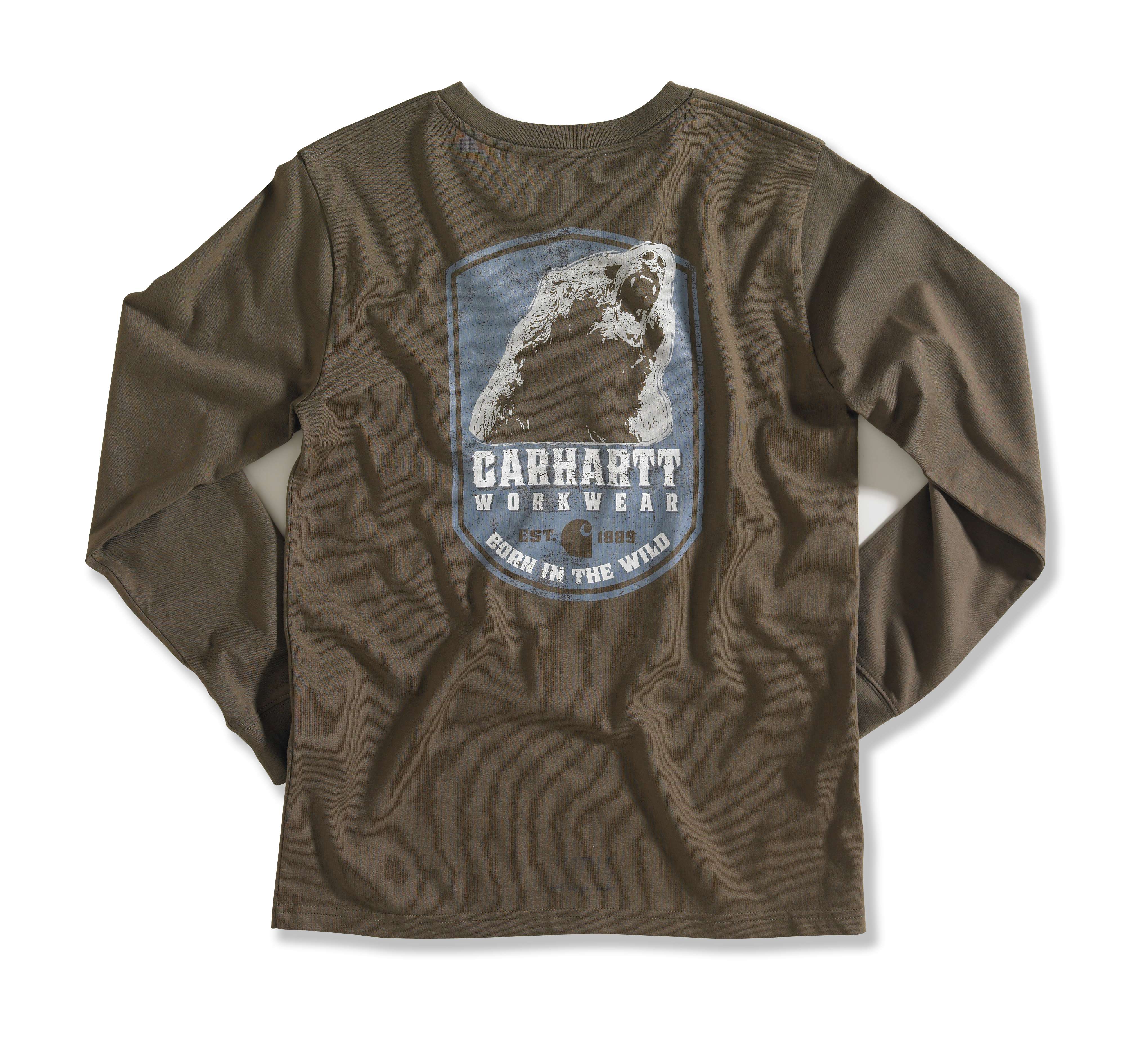 Boy�s Born In The Wild Graphic Long-Sleeve T-Shirt