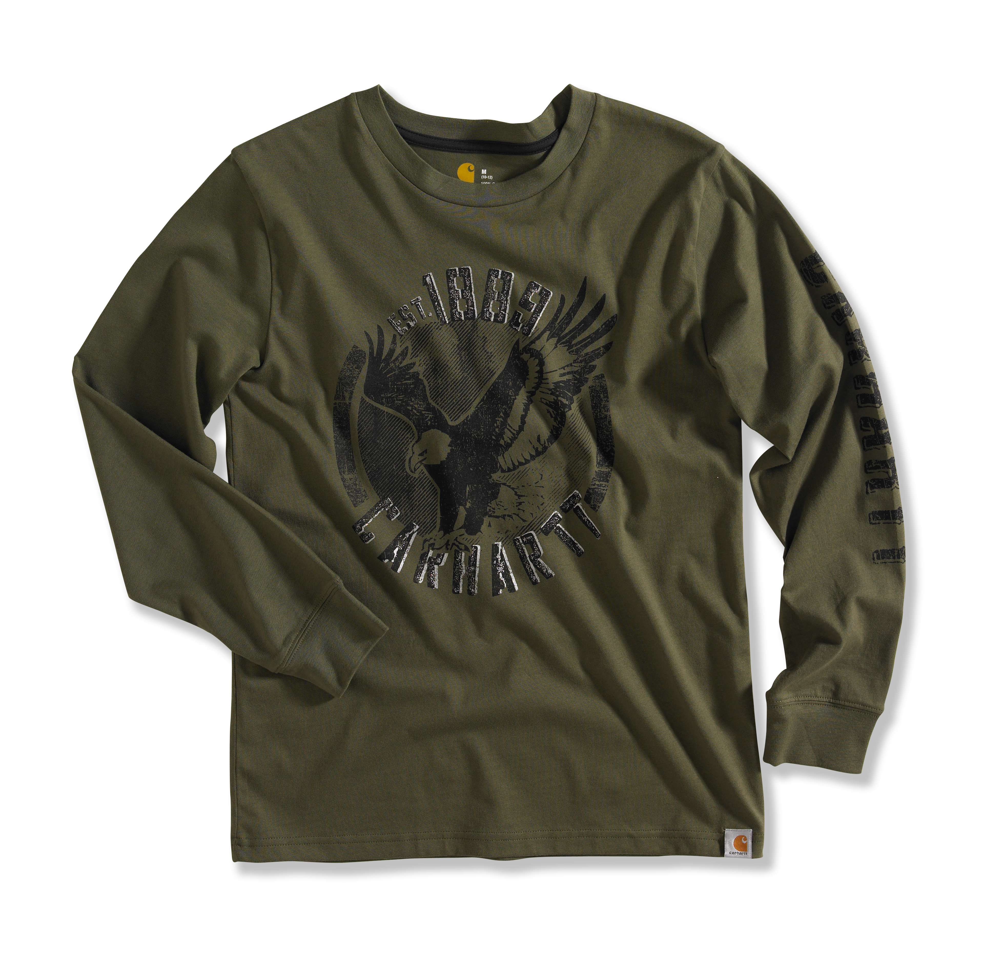 Boy�s American Pride Graphic Long-Sleeve T-Shirt