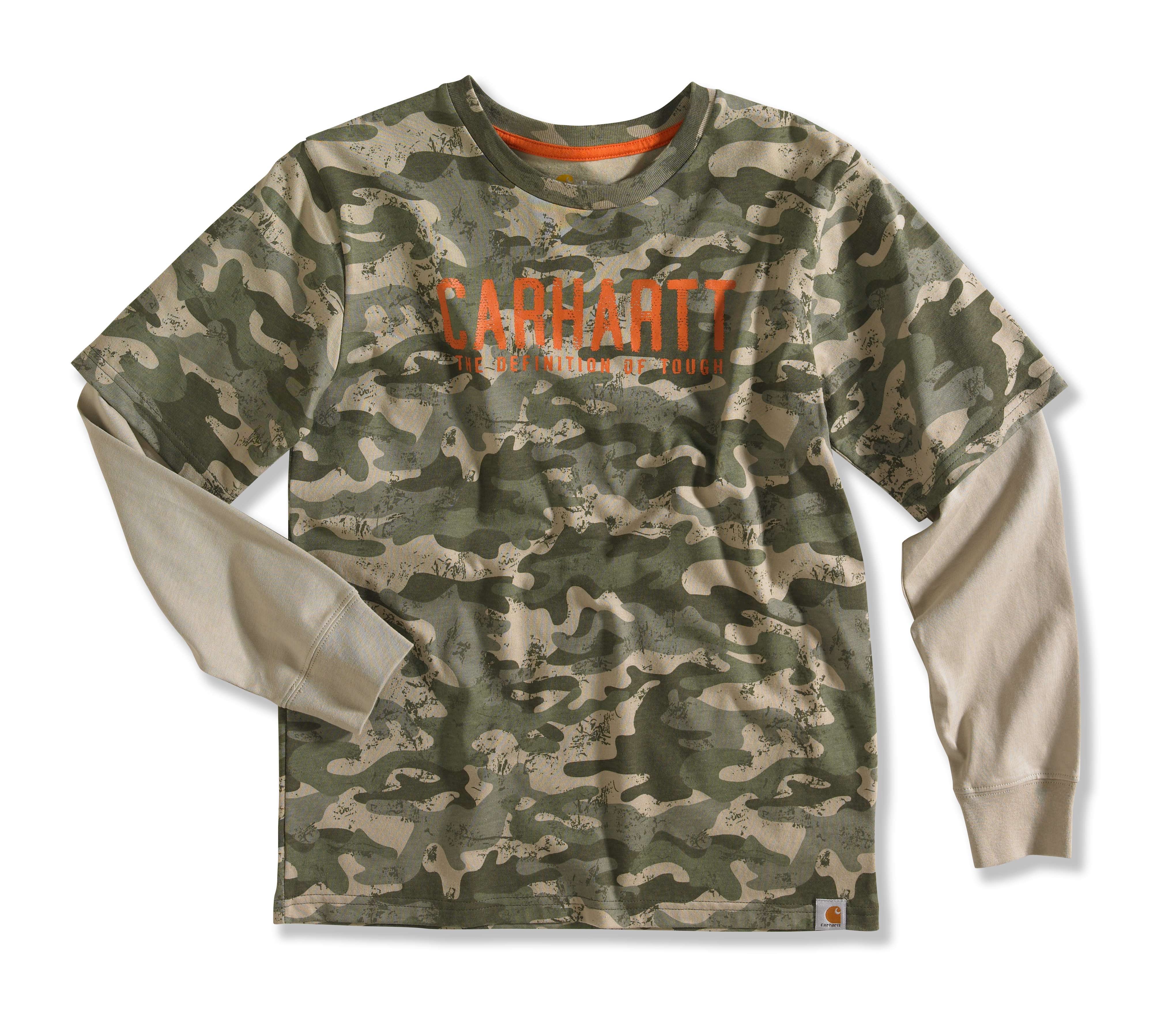 Boy�s Camo Layered T-Shirt