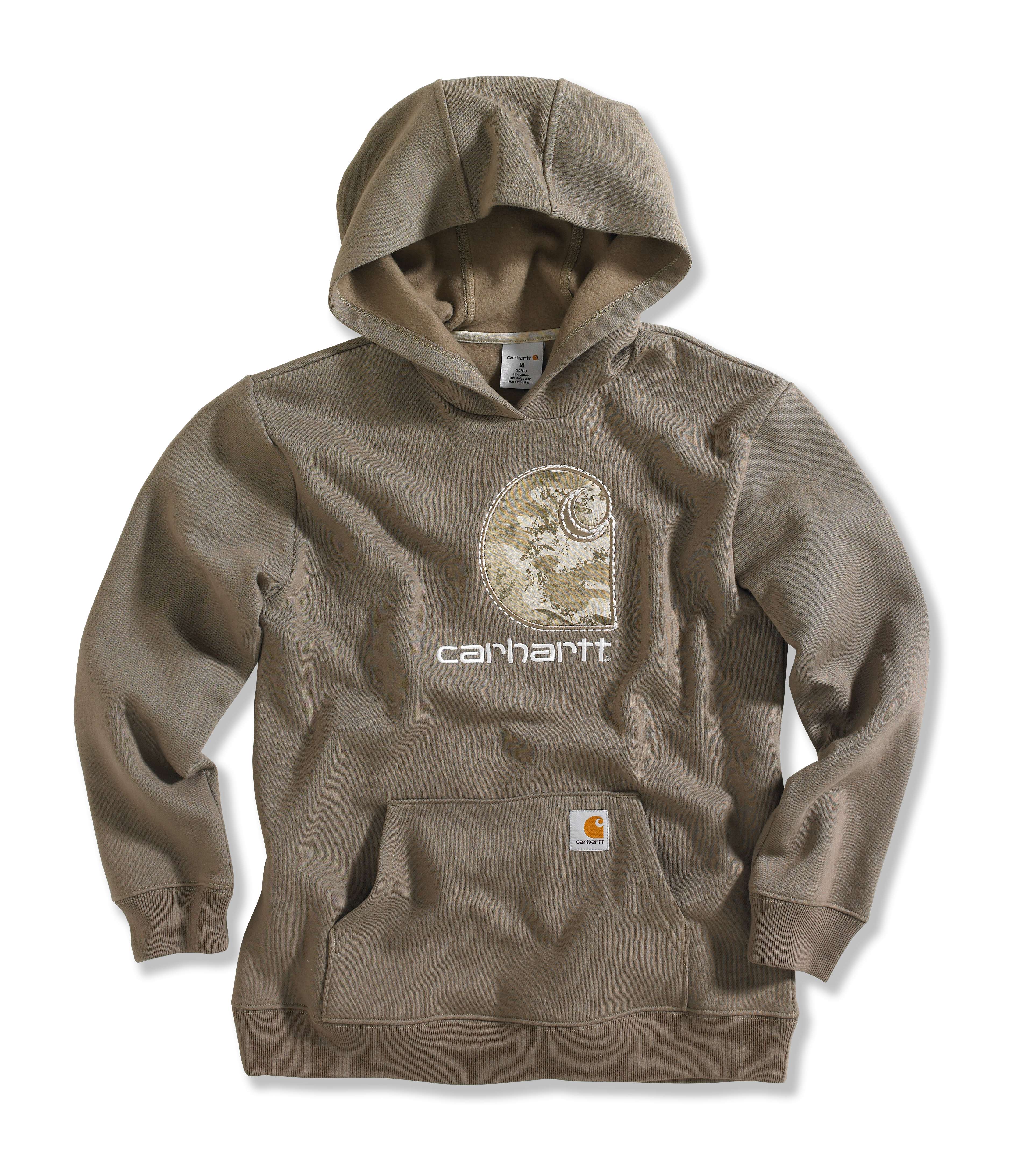 Boy�s Big Camo �C� Fleece Hooded Sweatshirt