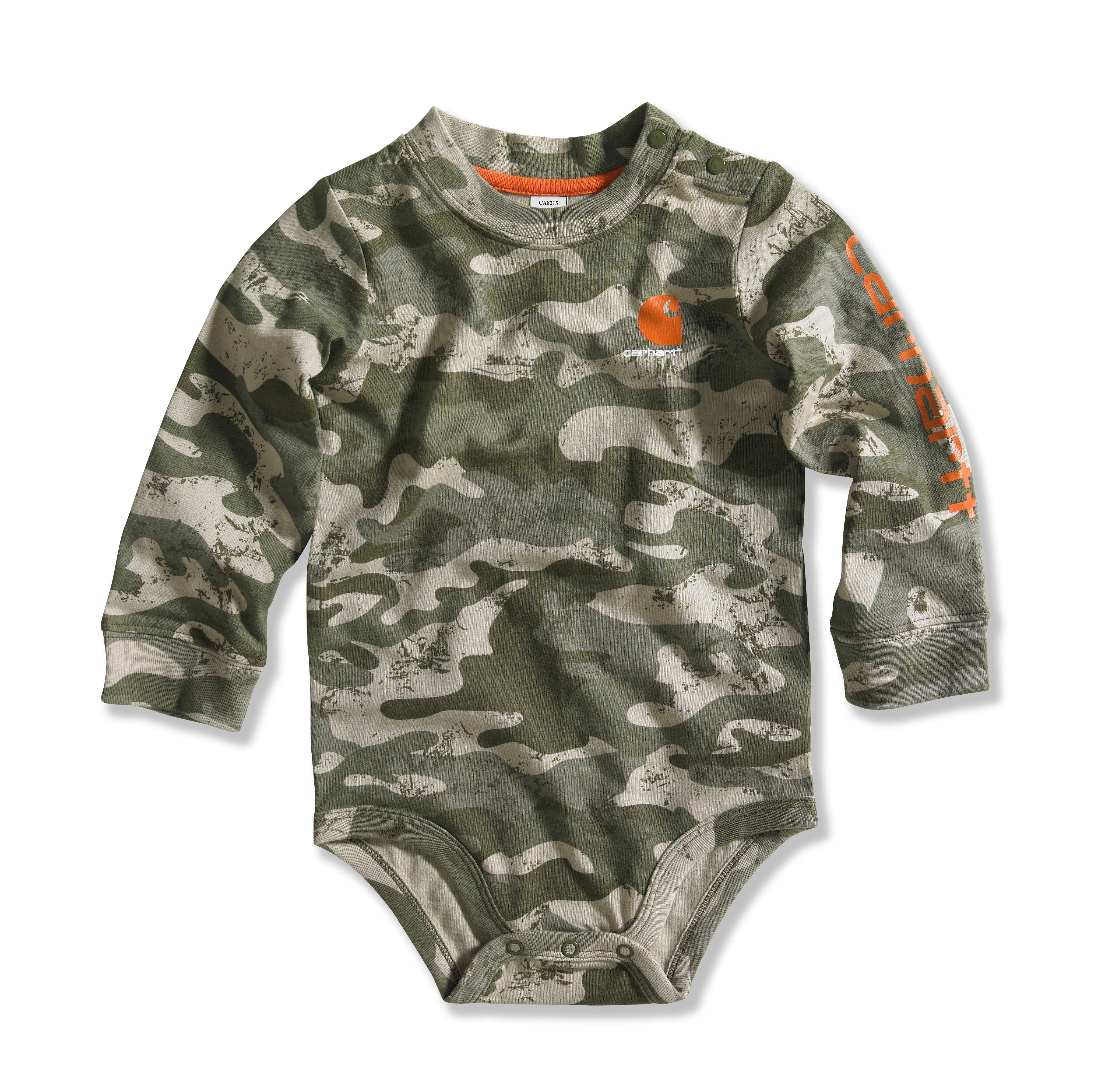 Infant/Toddler Boy�s Green Camo Logo Bodyshirt