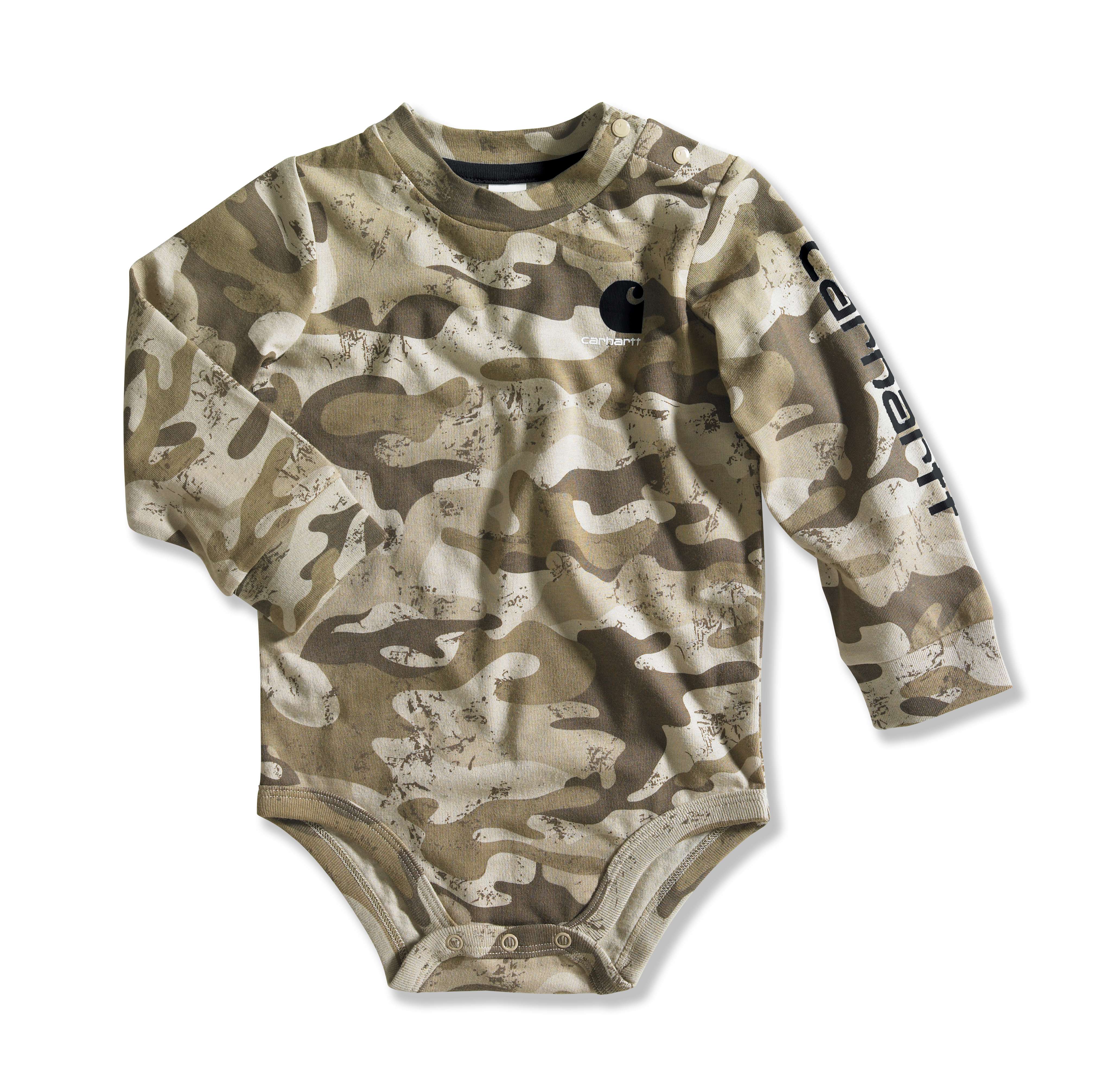 Infant/Toddler Boy�s Brown Camo Logo Bodyshirt
