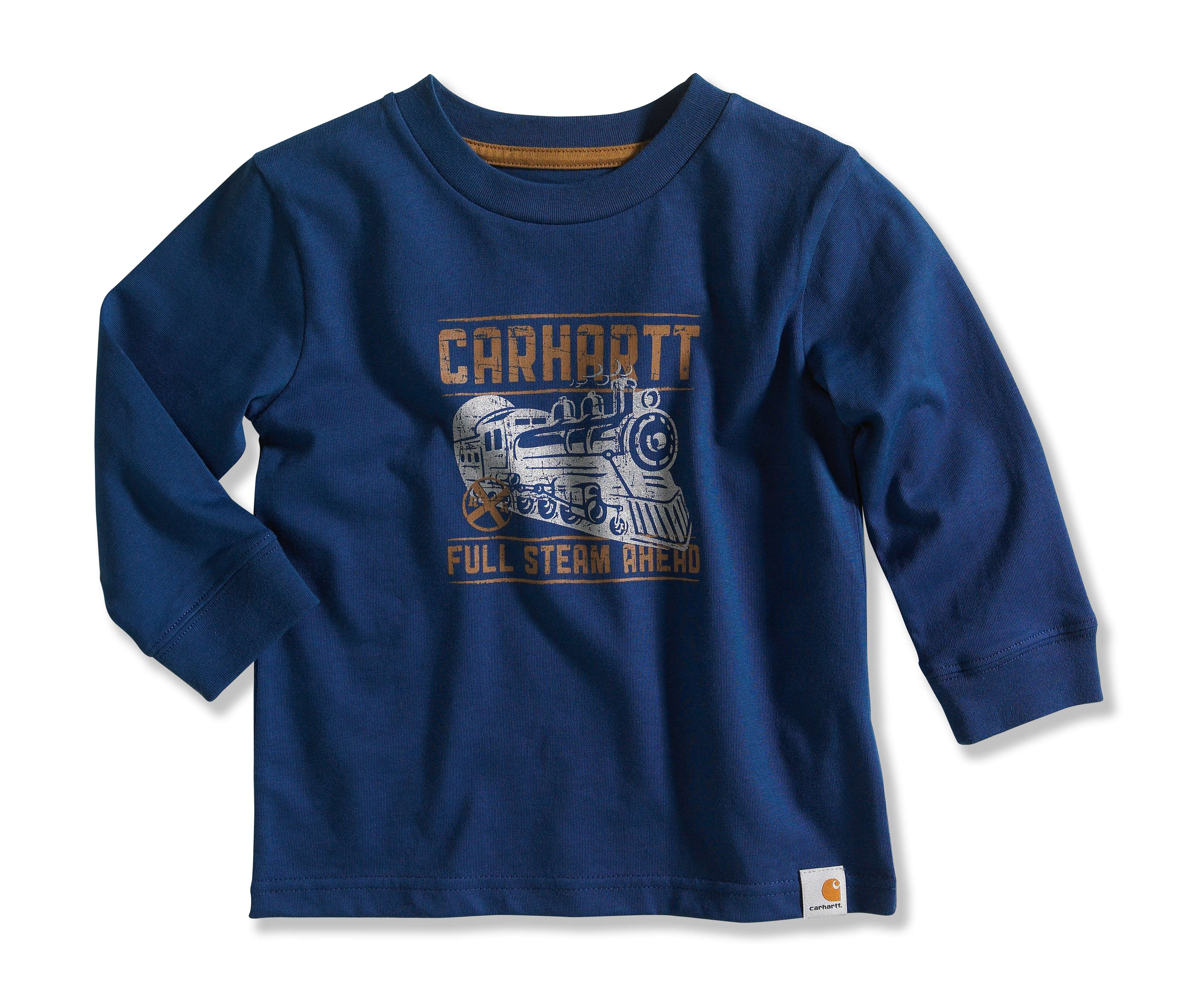 Infant/Toddler Boy�s Full Steam Ahead Graphic  Long-Sleeve T-Shirt