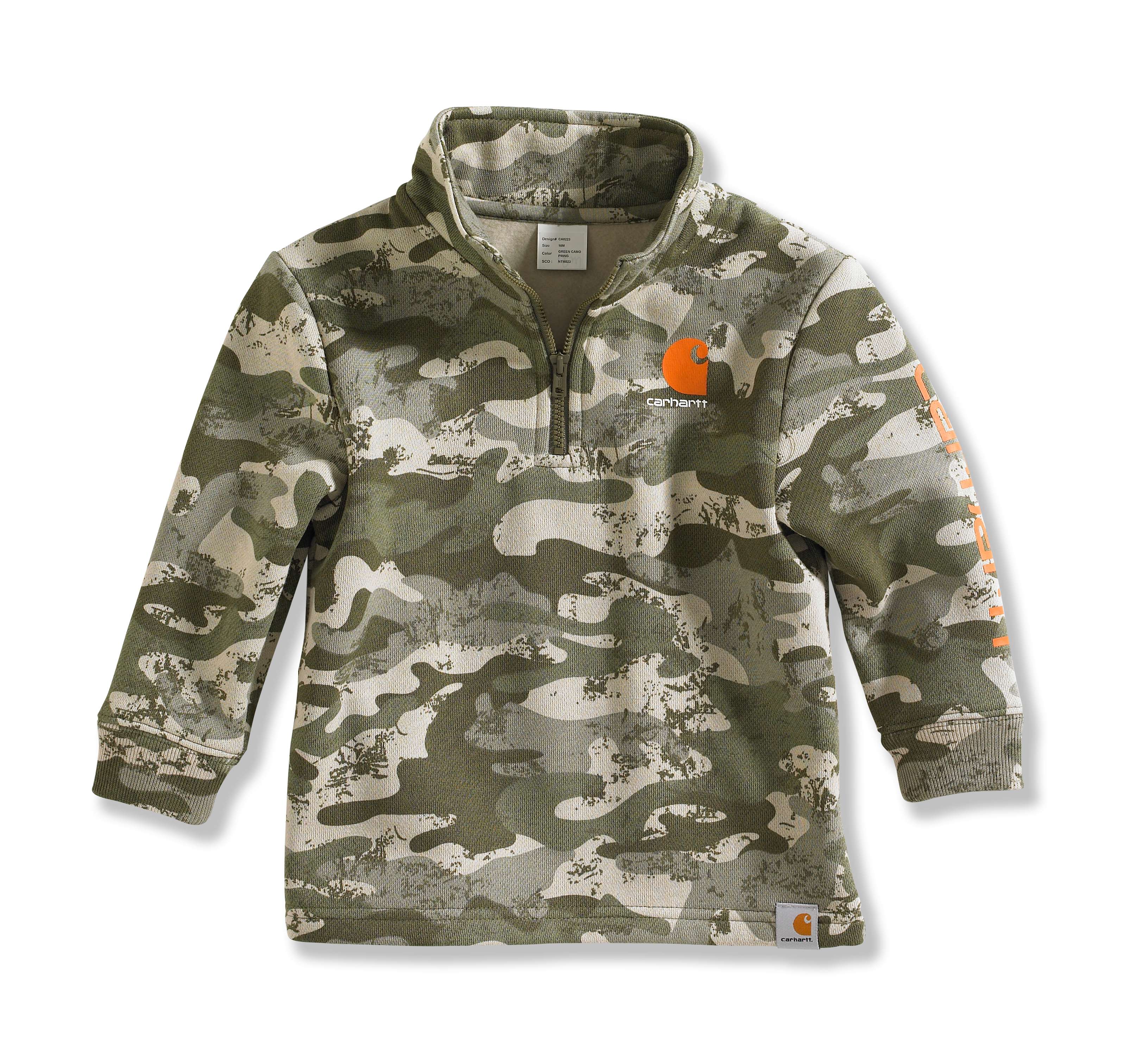 Infant/Toddler Boy�s Logo Fleece Quarter-Zip Sweatshirt